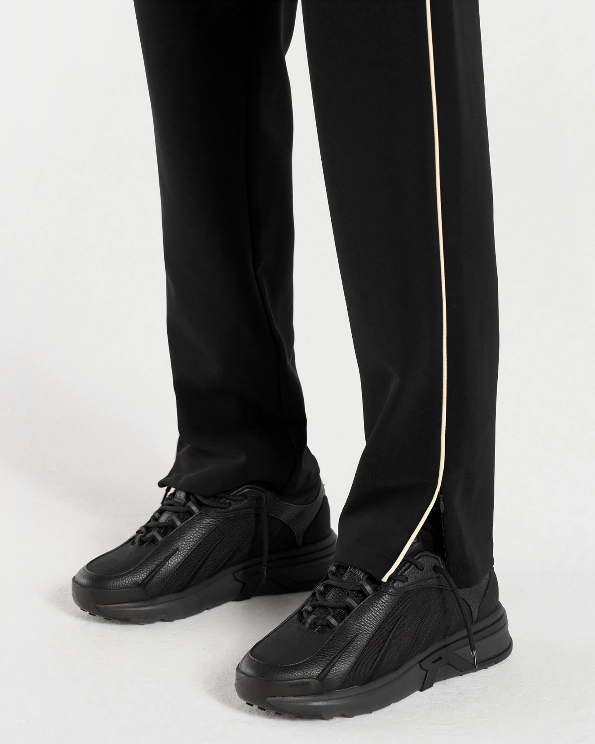Split Trackpant - Black Cream
