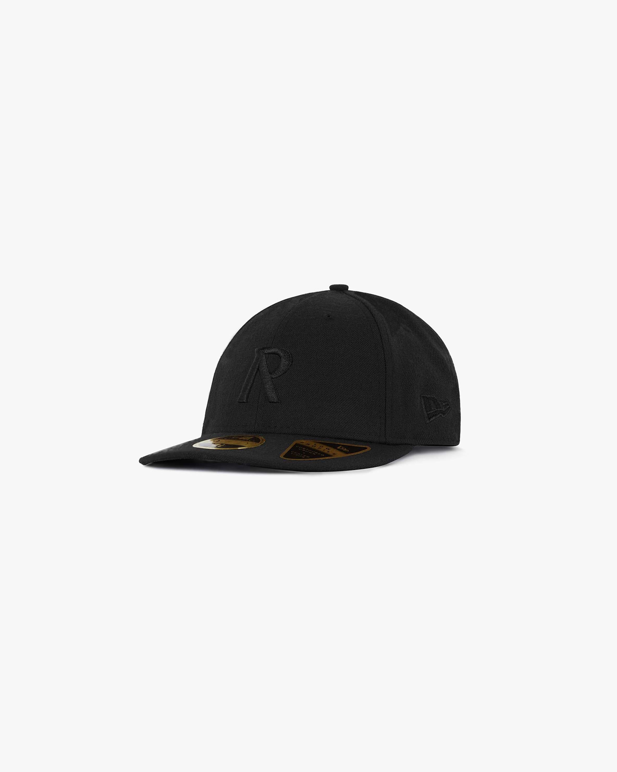 Initial New Era 59Fifty Cap | All Black | REPRESENT CLO