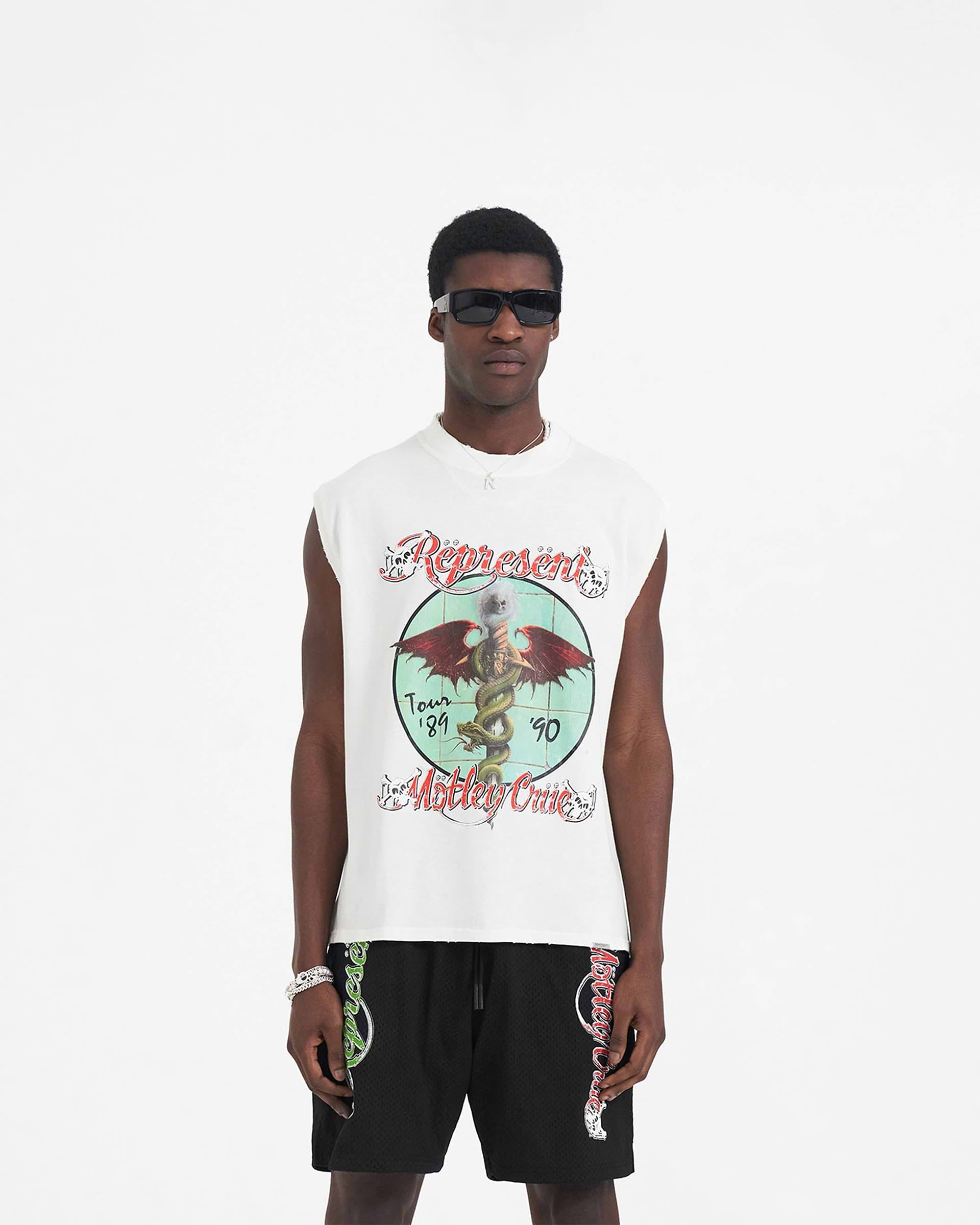Represent x Mötley Crüe™️ Dr Feelgood Tank - Flachweiß
