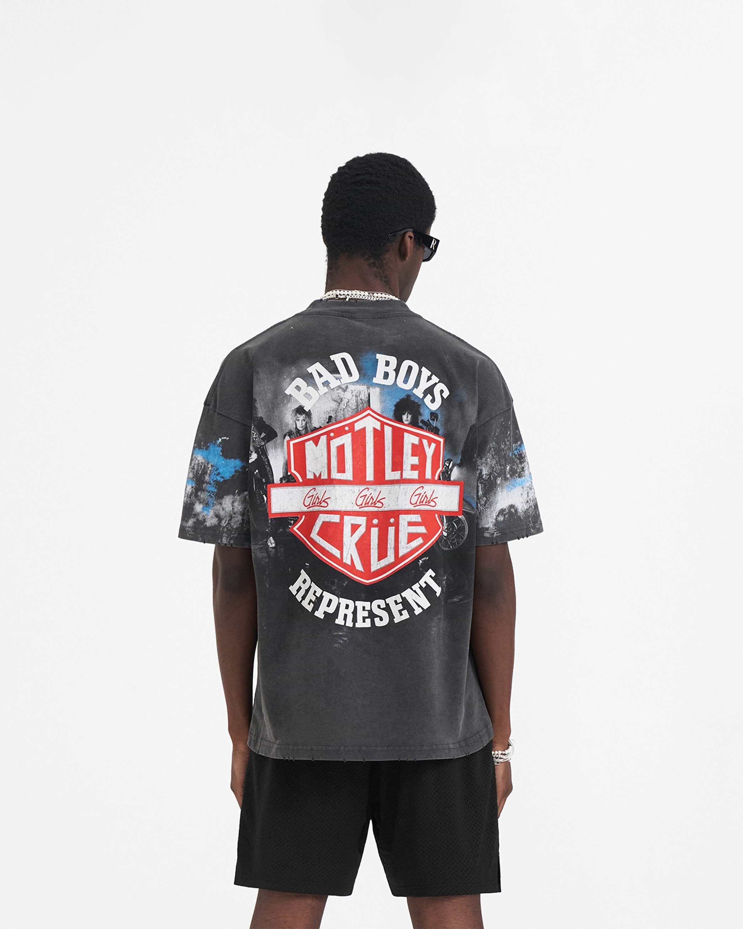 Motley crue bad shop boy t shirt