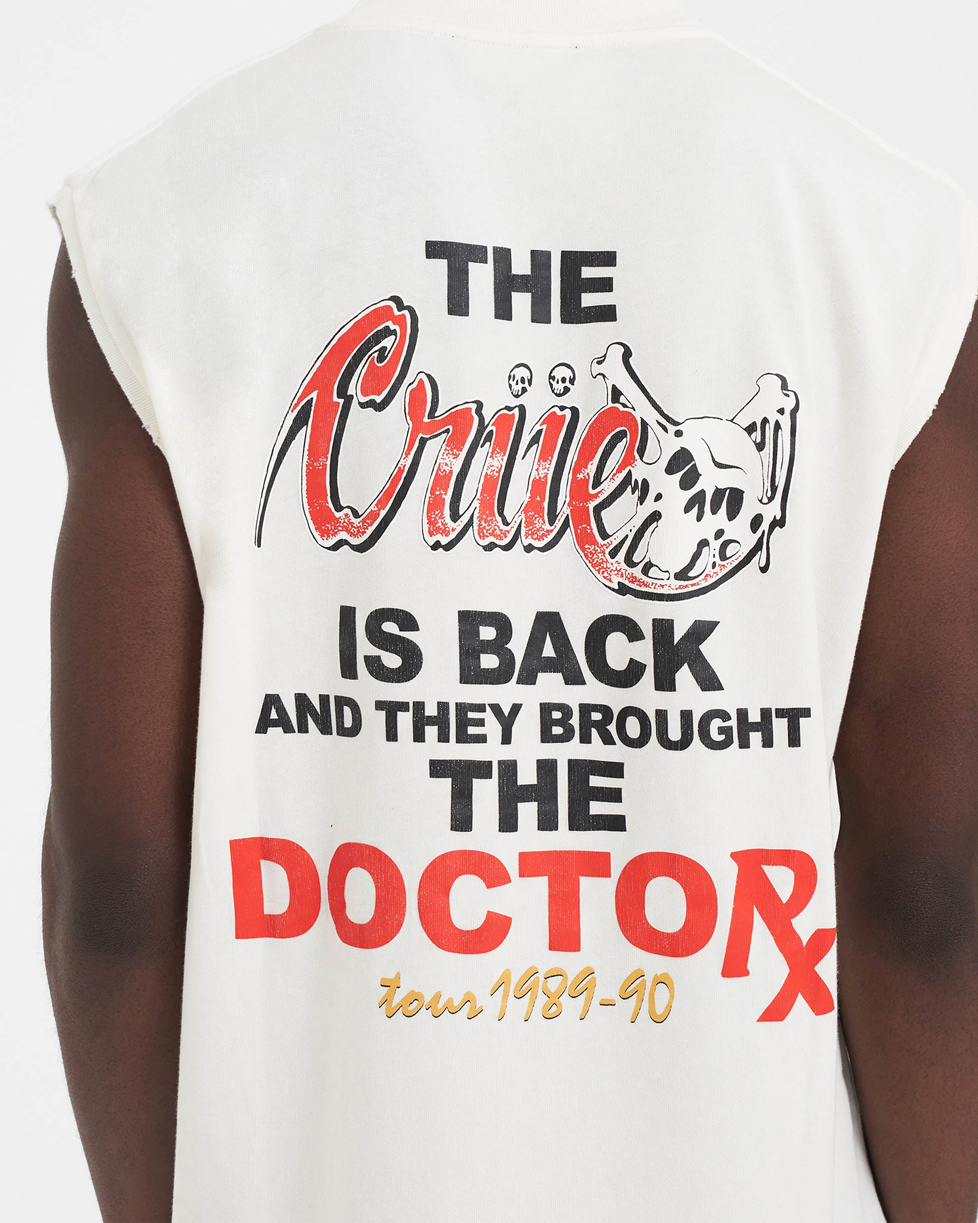 Represent x Mötley Crüe™️ Dr Feelgood Tank - Flat White