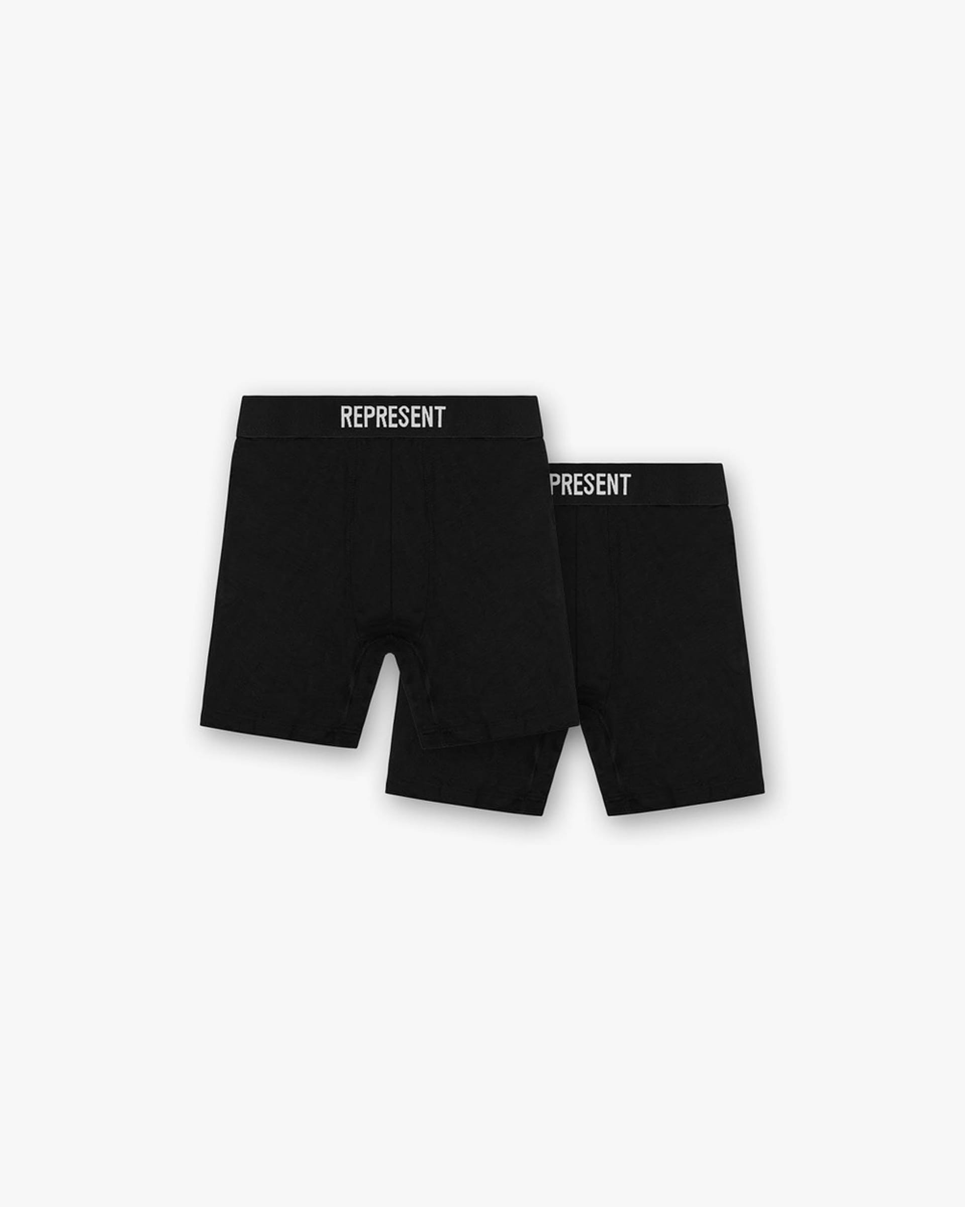 Represent Boxers 2 Pack | Black Accessories FW22 | Represent Clo