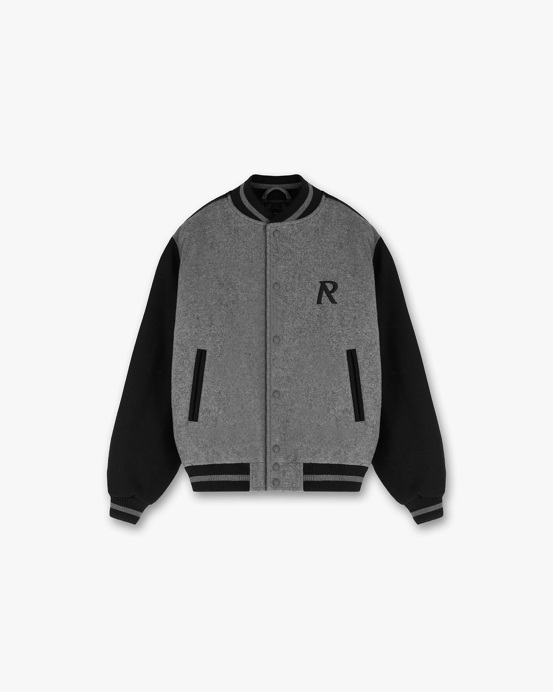Teddy Jacket | Grey Outerwear FW22 | Represent Clo