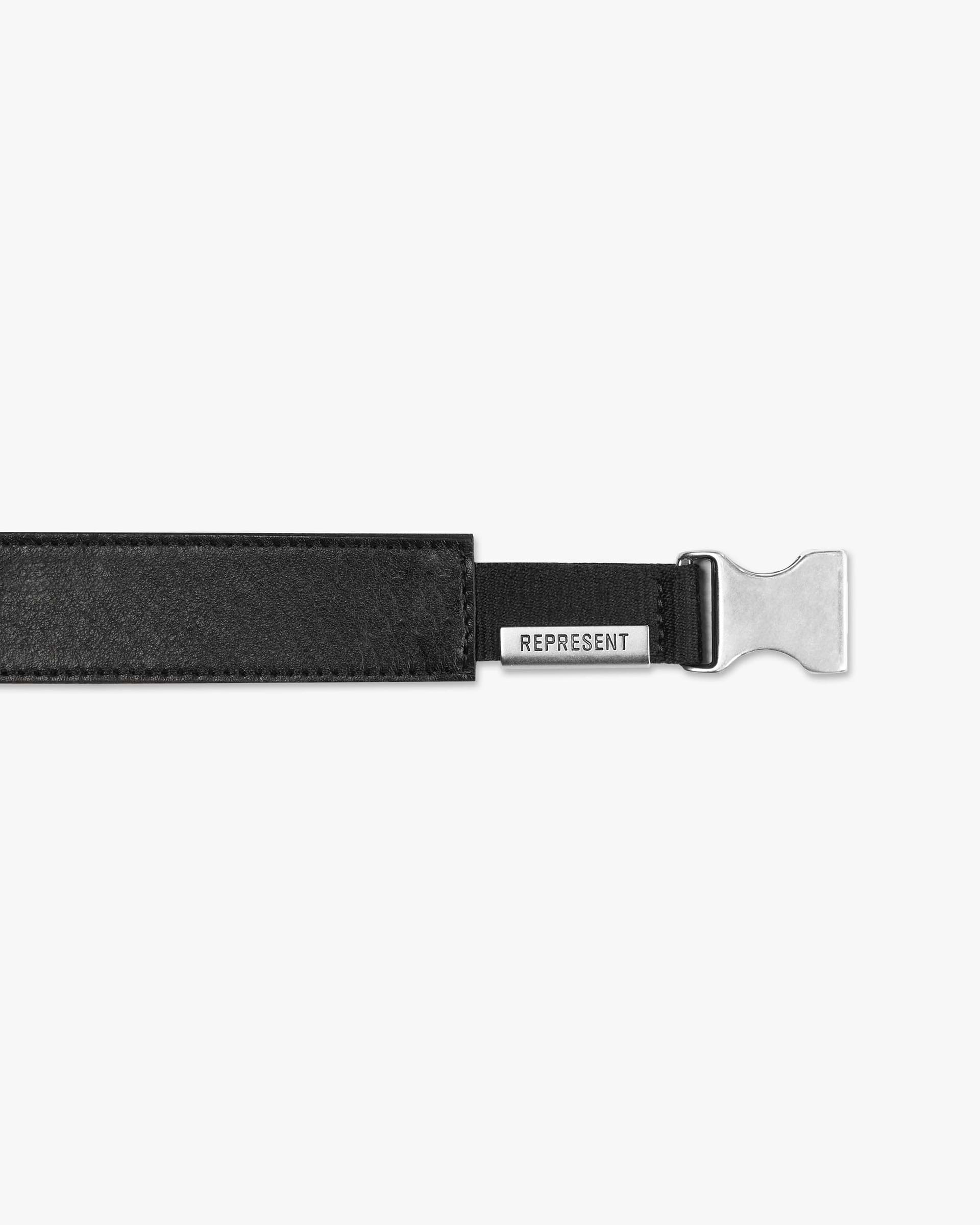 Belt | Black Leather Accessories SS22 | Represent Clo
