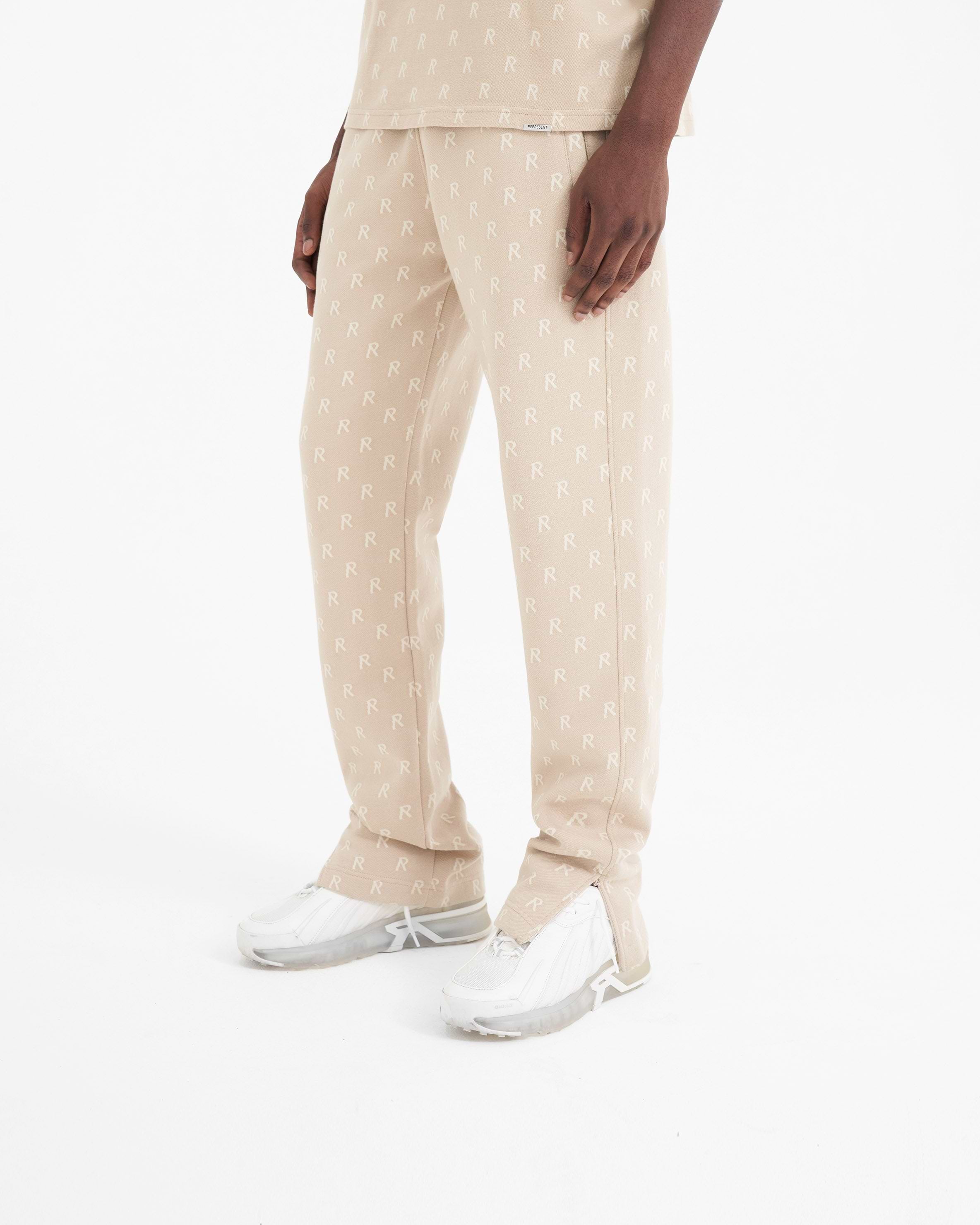 Pantalon de survêtement Intarsia Initial - Blé
