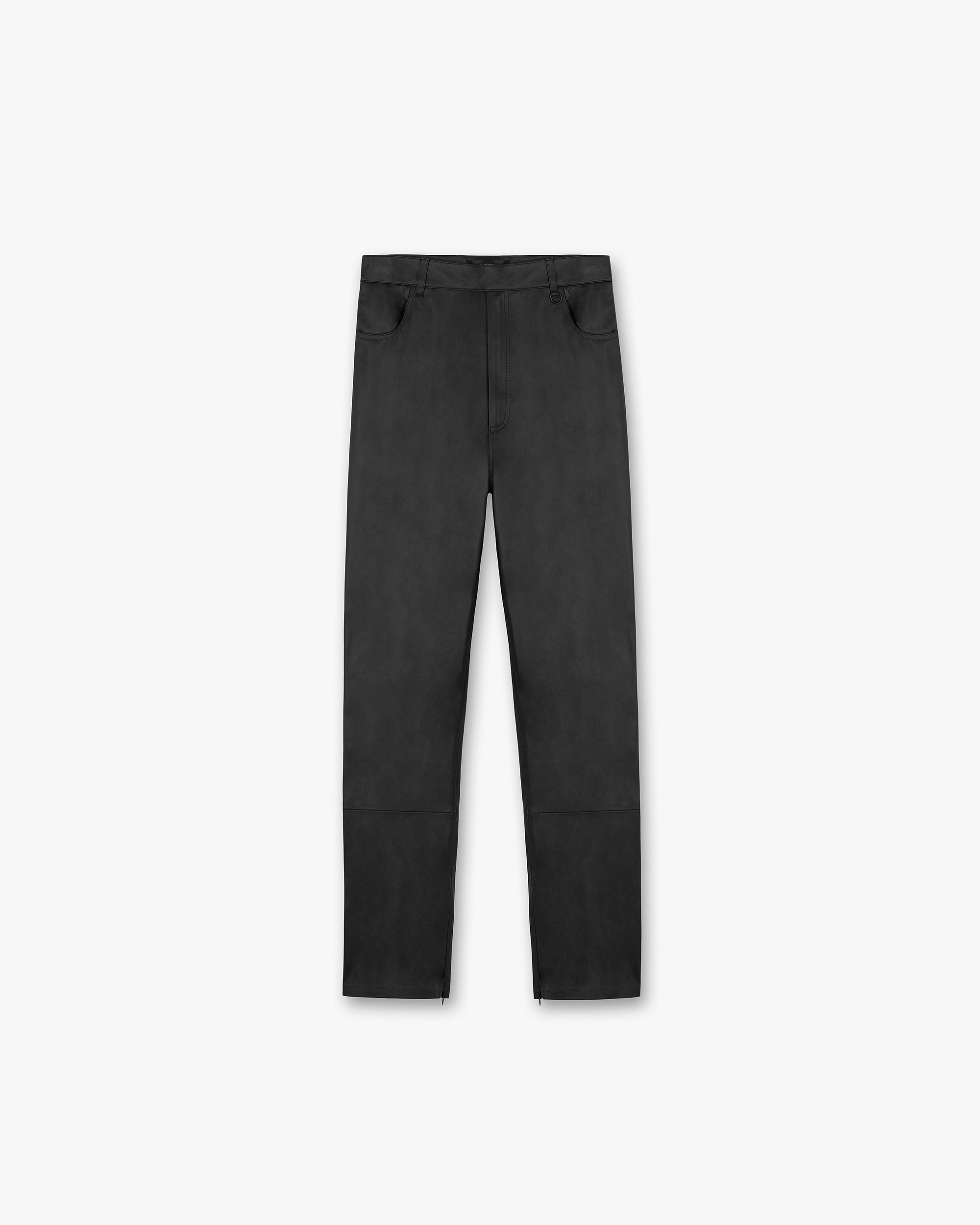 Leather Tailored Pant | Black Pants FW22 | Represent Clo