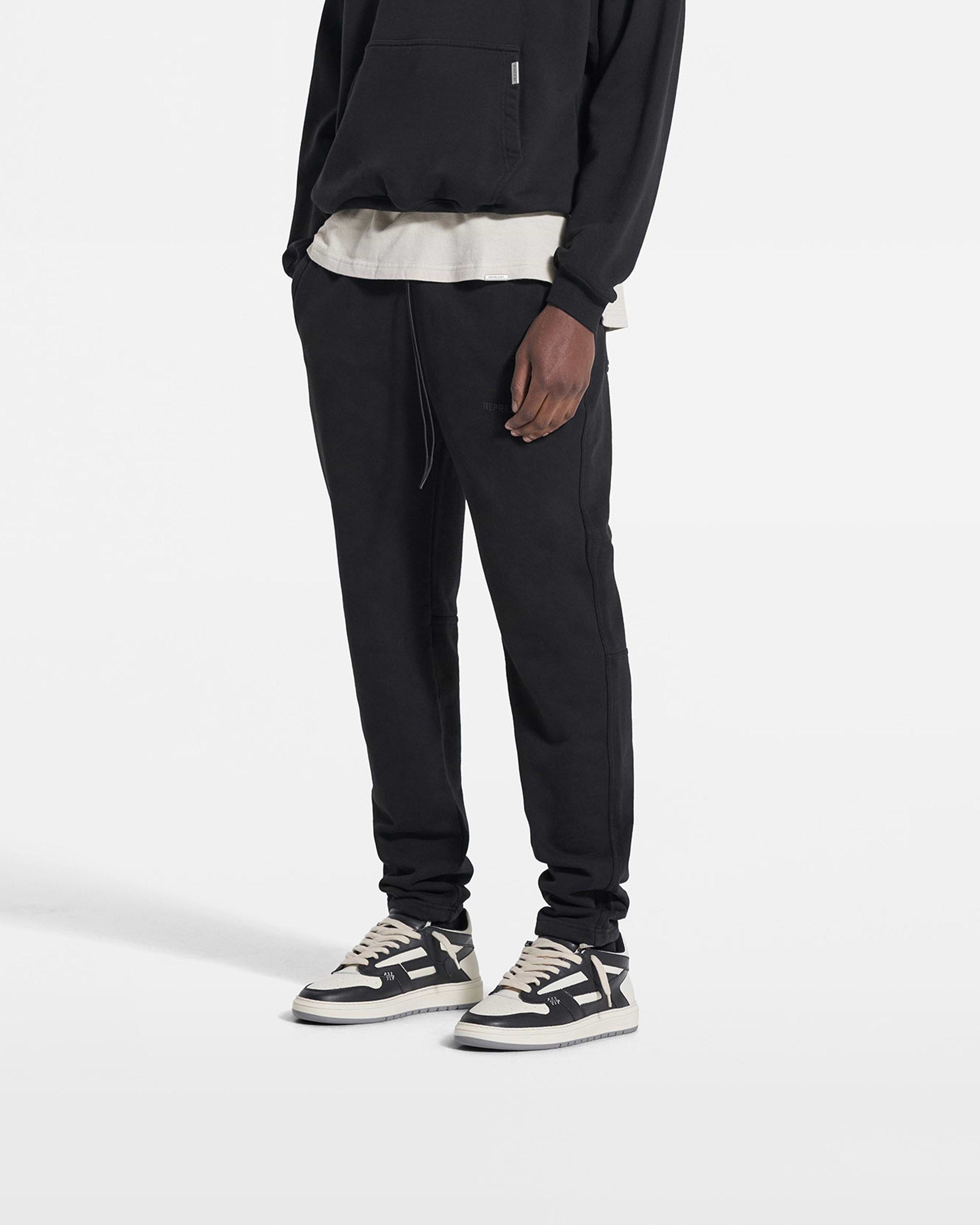 Blank best sale black sweatpants