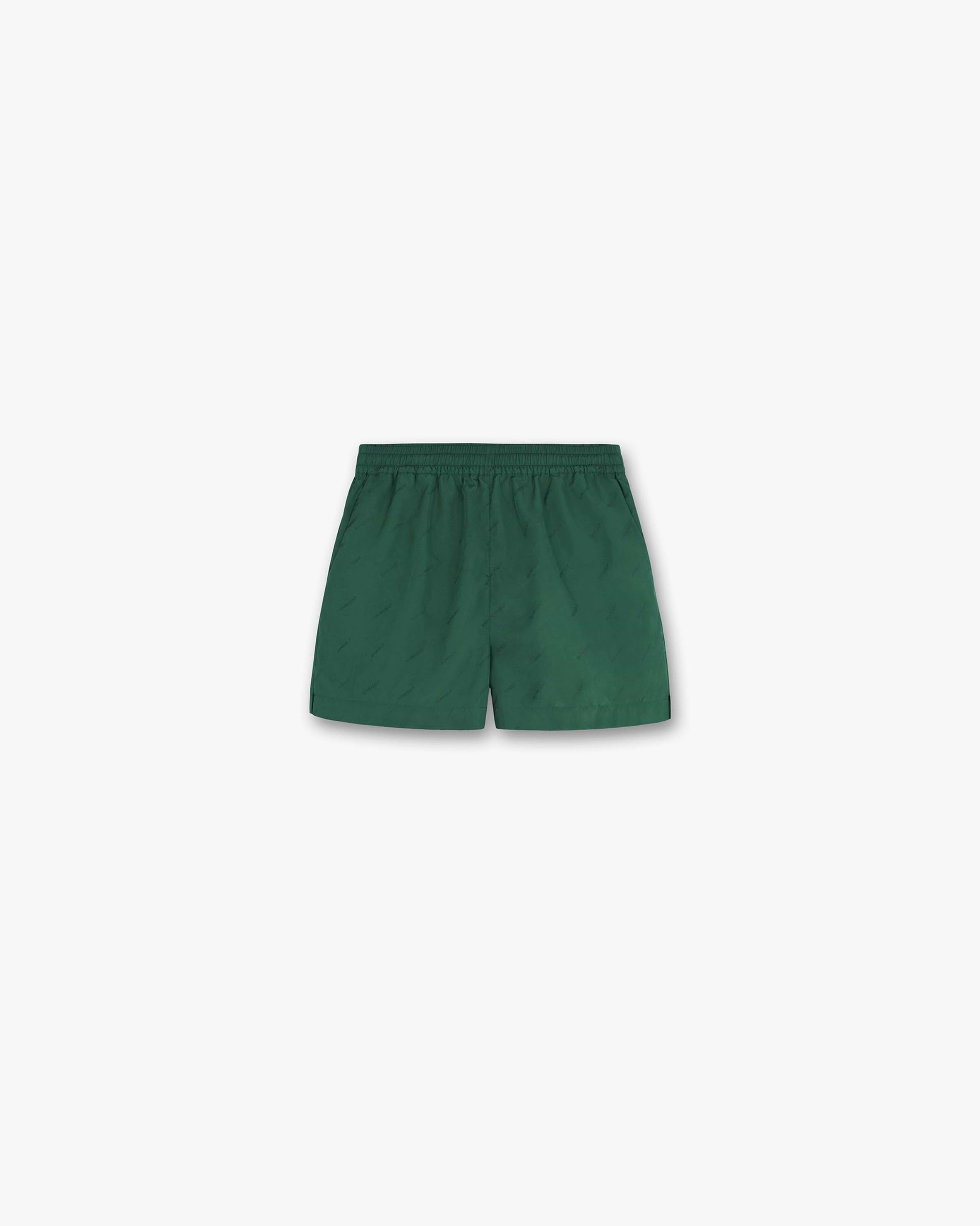 Racing green chino shorts top