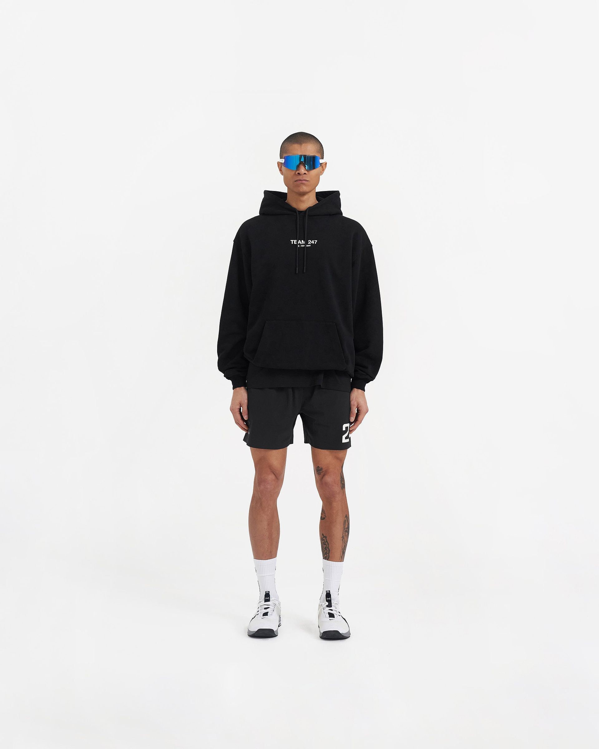 Team 247 Oversized Hoodie x Marchon - Black