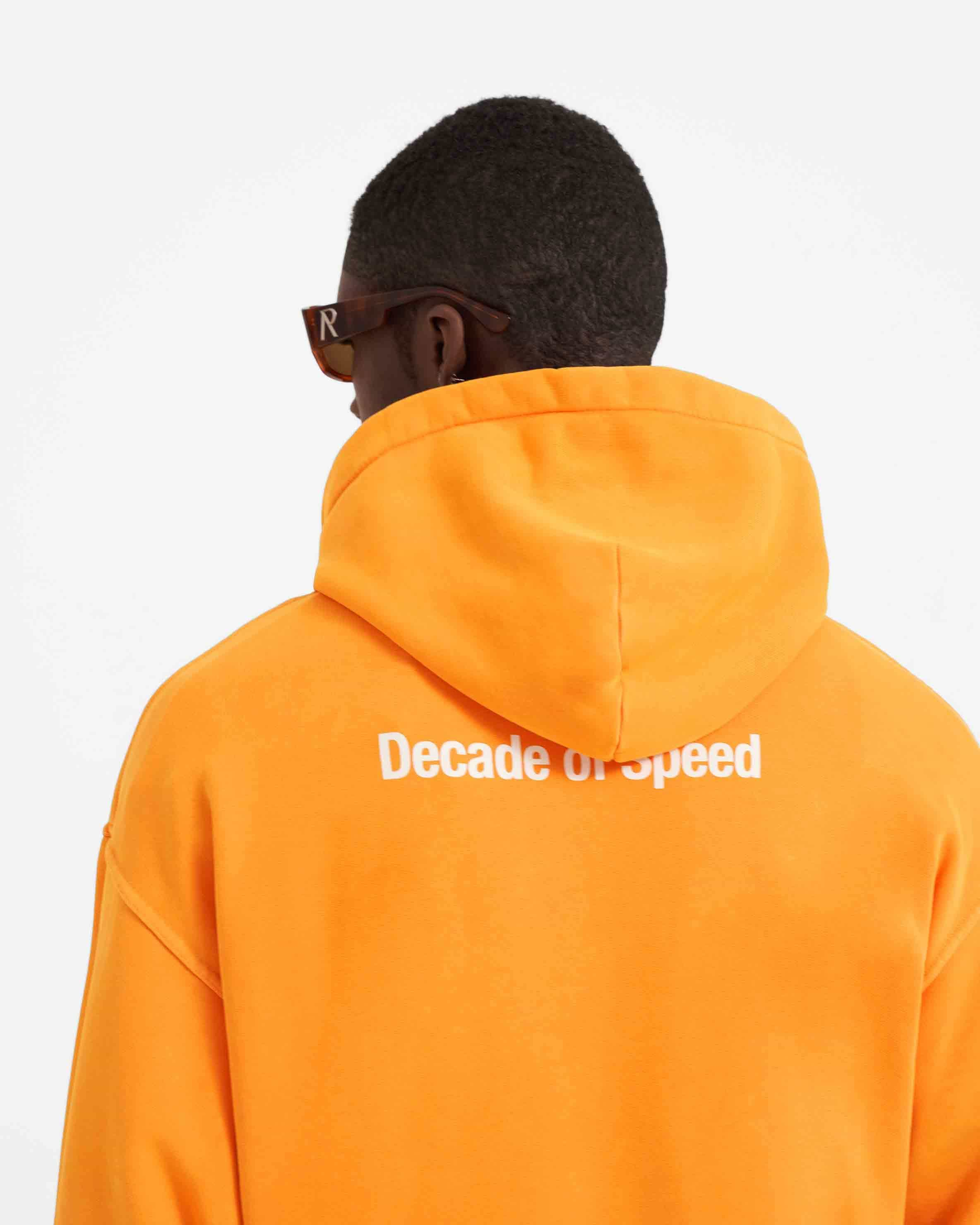 Highlighter orange cheap hoodie