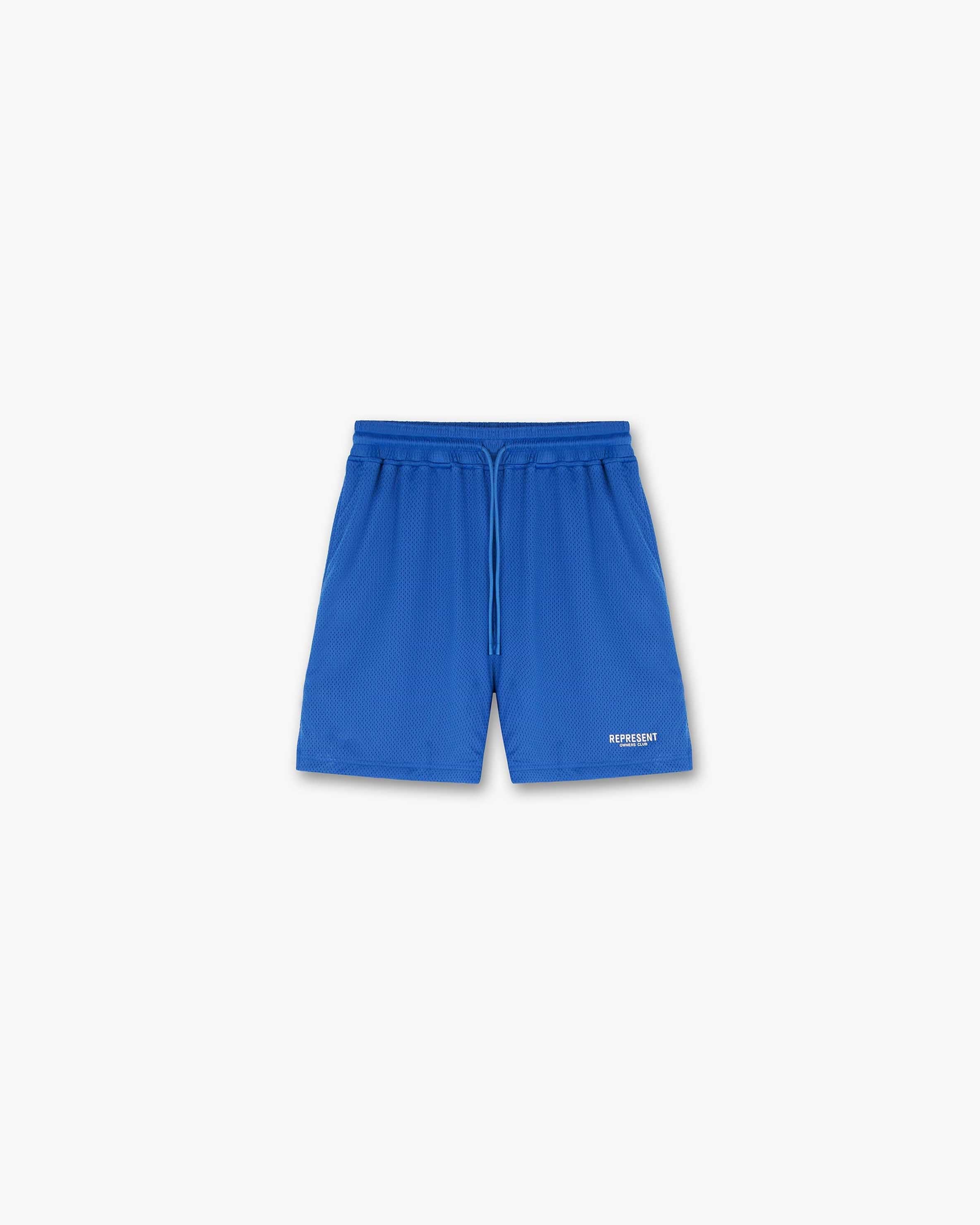 Represent Owners Club Mesh Shorts Cobalt Shorts Represent