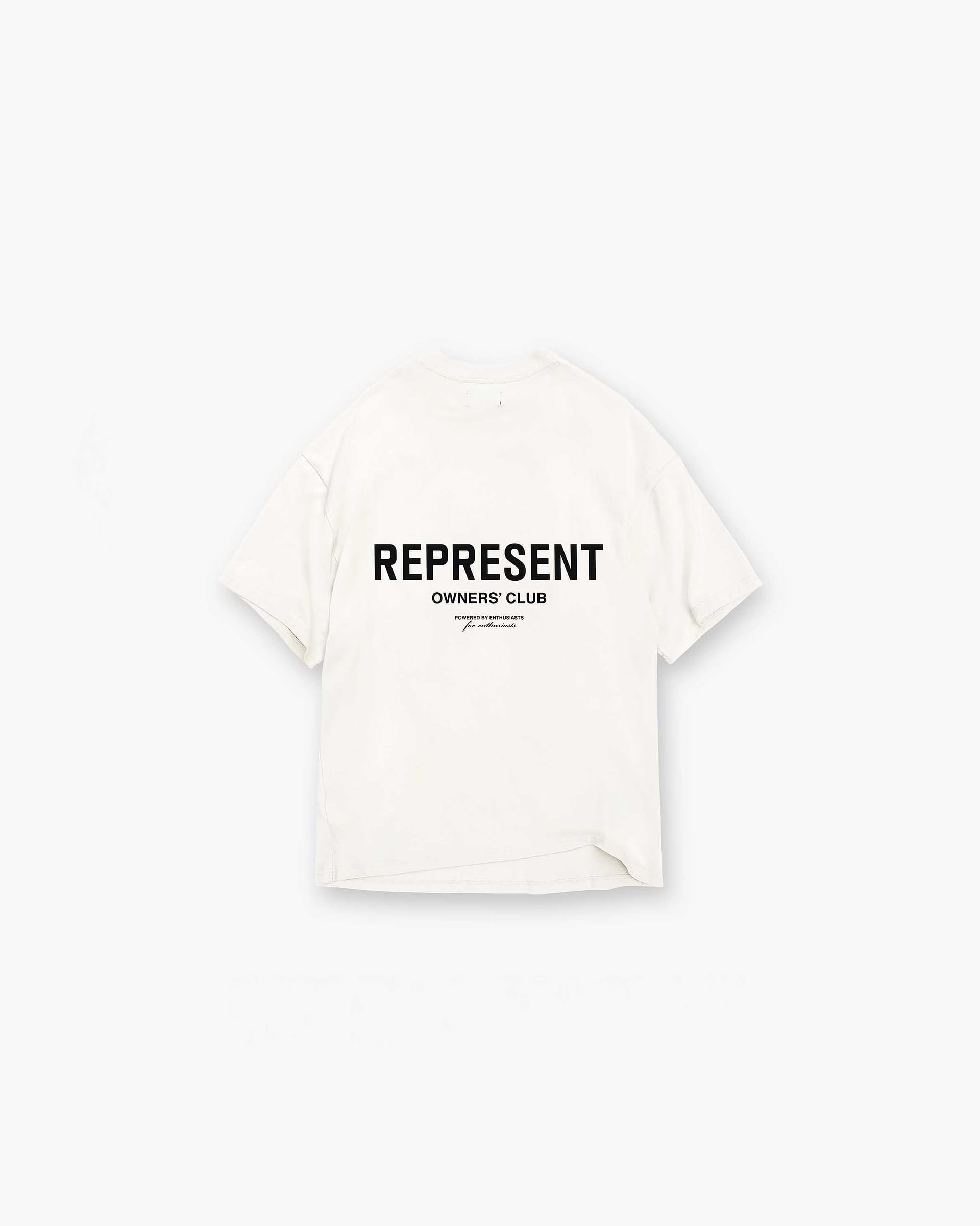 Represent Owners Club T-Shirt | Flat White T-Shirts Owners Club | Represent Clo