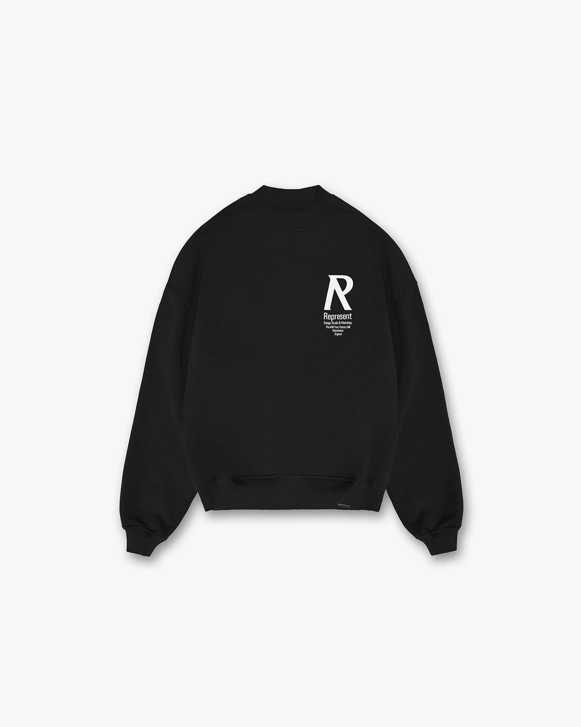 Initial Sweater - Black