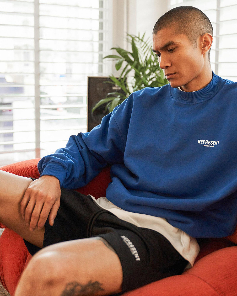 REPRESENT Owners Club logo mesh shorts