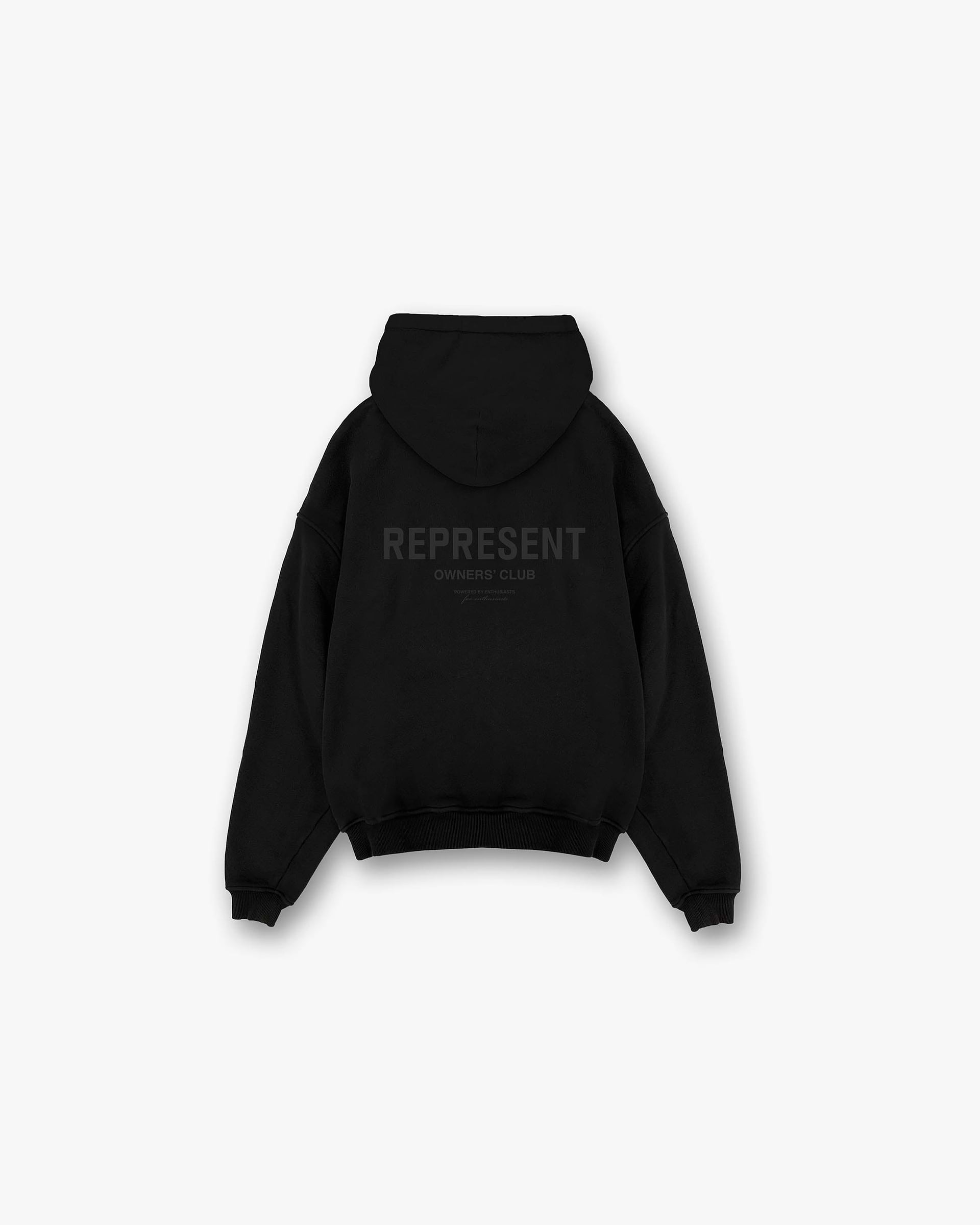 Represent Owners Club Hoodie | Black Reflective Hoodies Owners Club | Represent Clo