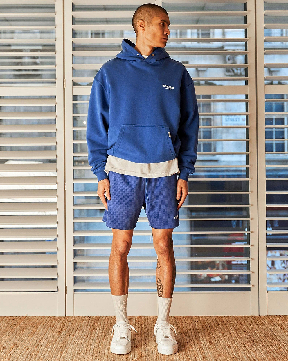 Represent Owners Club Mesh Shorts - Cobalt