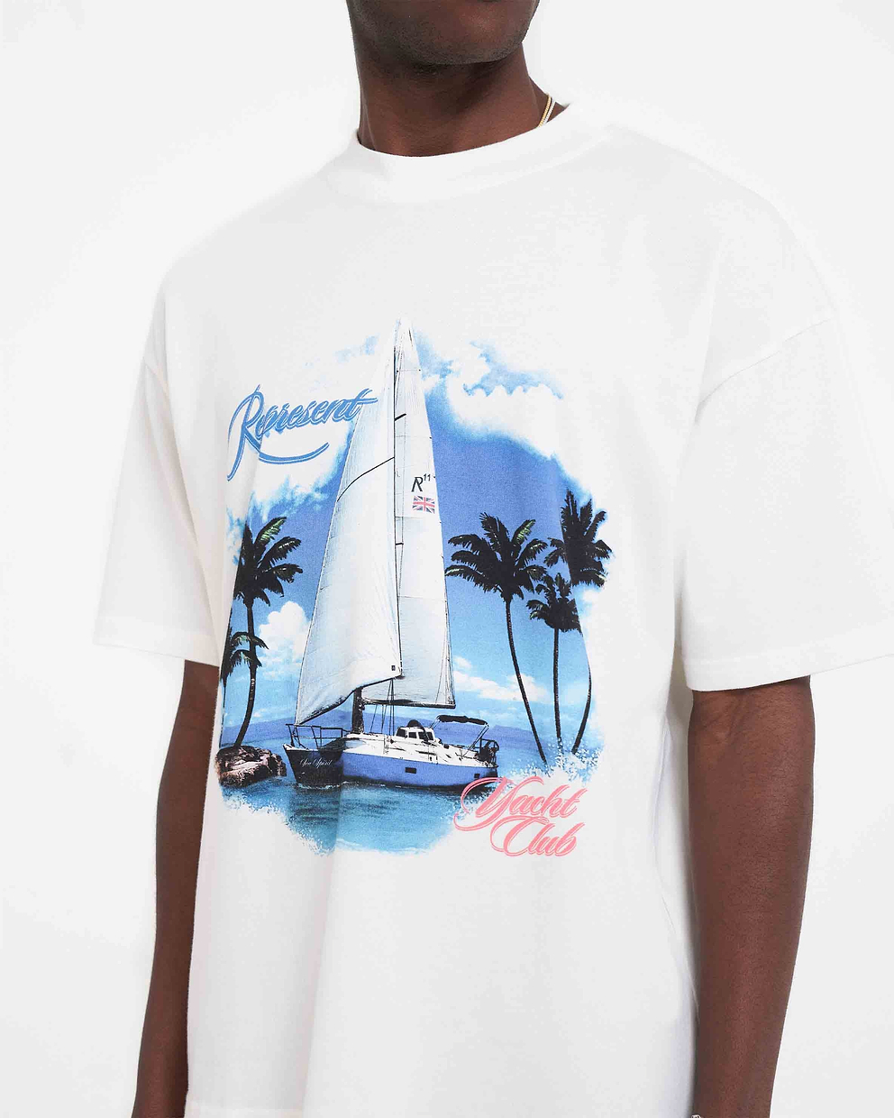Yacht Club T-Shirt | Flat White | REPRESENT CLO
