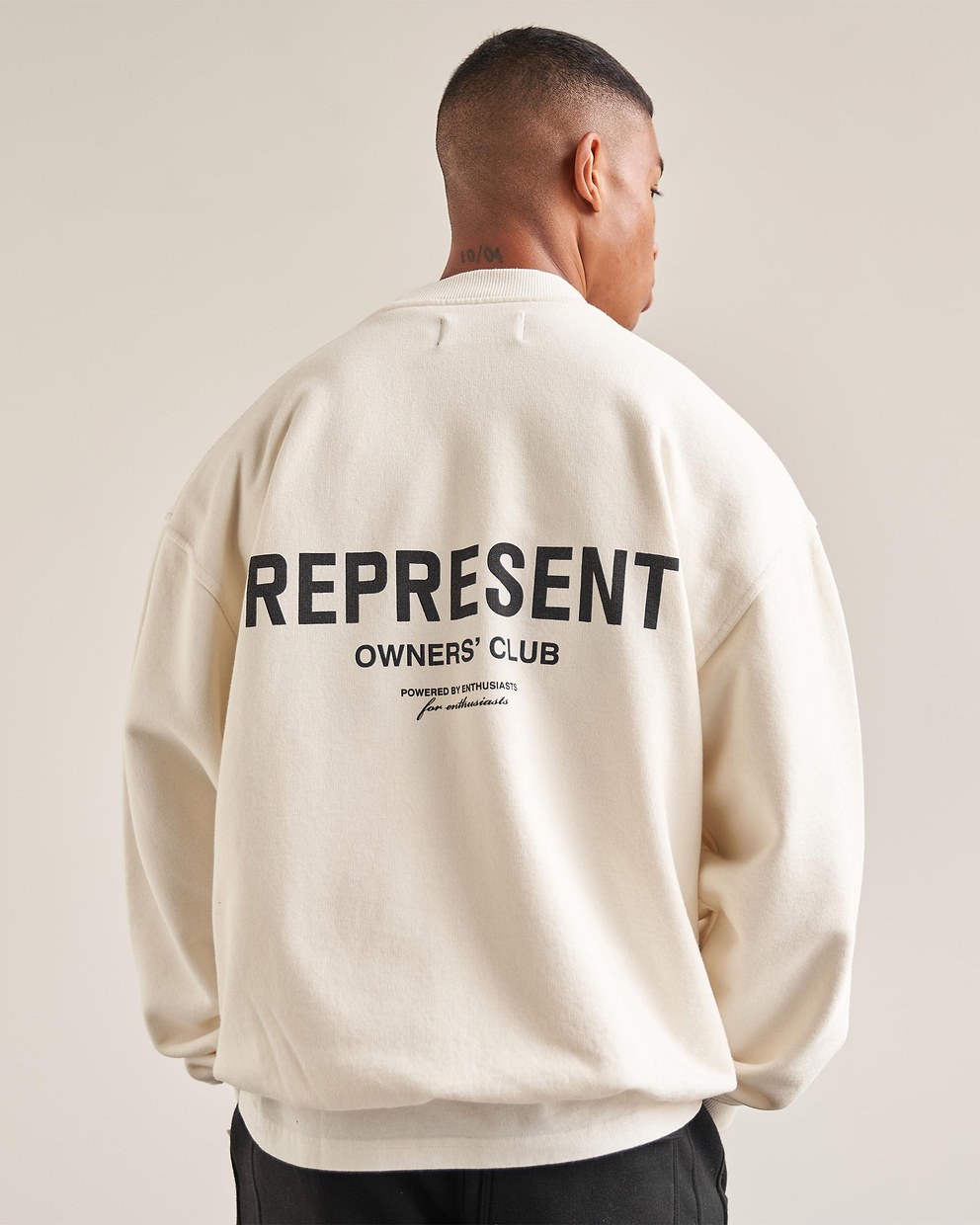 Represent Owners Club Sweater - CREMEWEISS