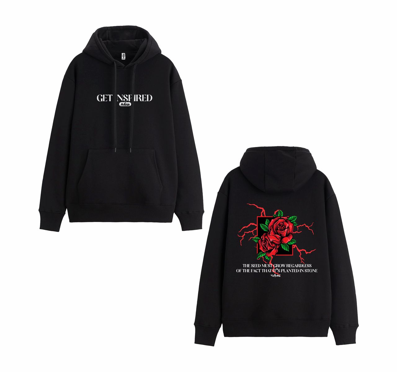 Mullar Get Inspired Hoodie - Black