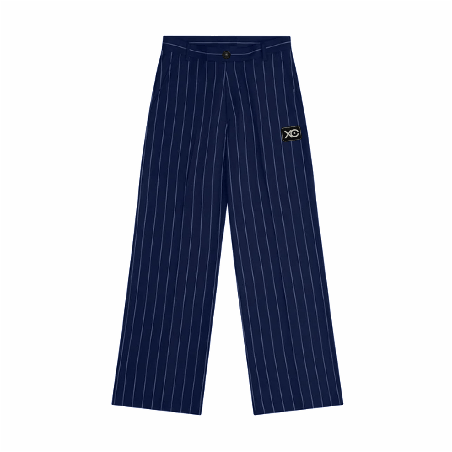 XC PINSTRIPE FLARE PANT - BLUE