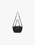Leather Pleat Mini Tote