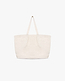 Canvas Pleat Large Tote