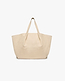 Leather Pleat Large Tote