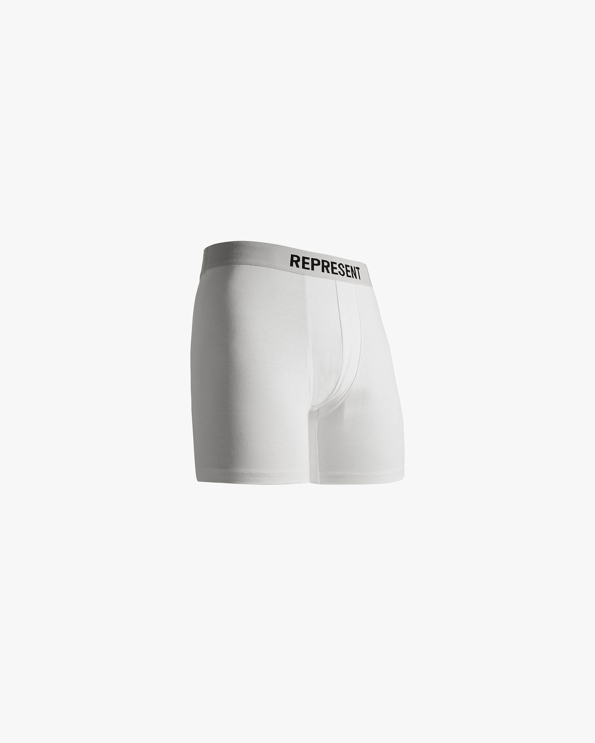 Represent Boxershorts 2er-Pack - Flaches Weiß