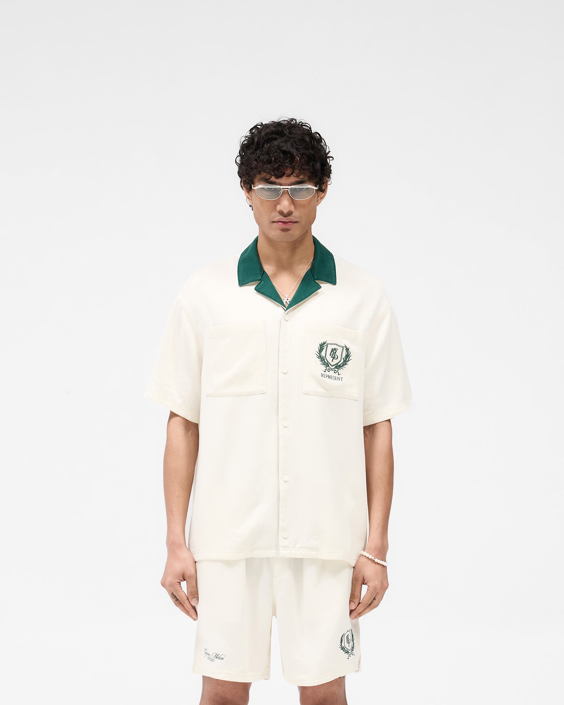 Represent Crest Shirt - Antique White