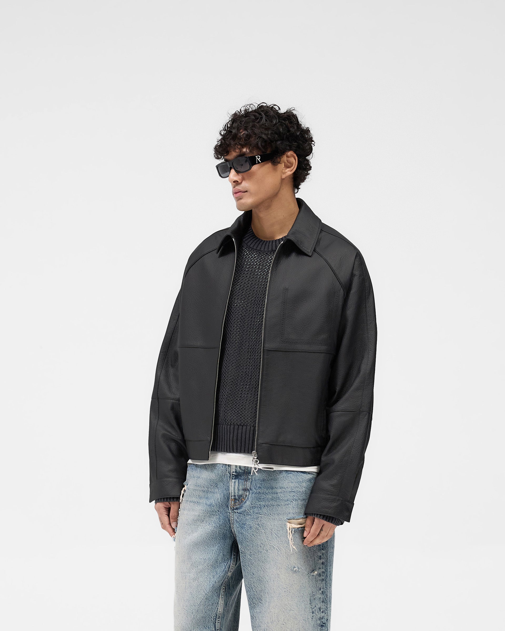 Overdrive Leather Jacket - Black
