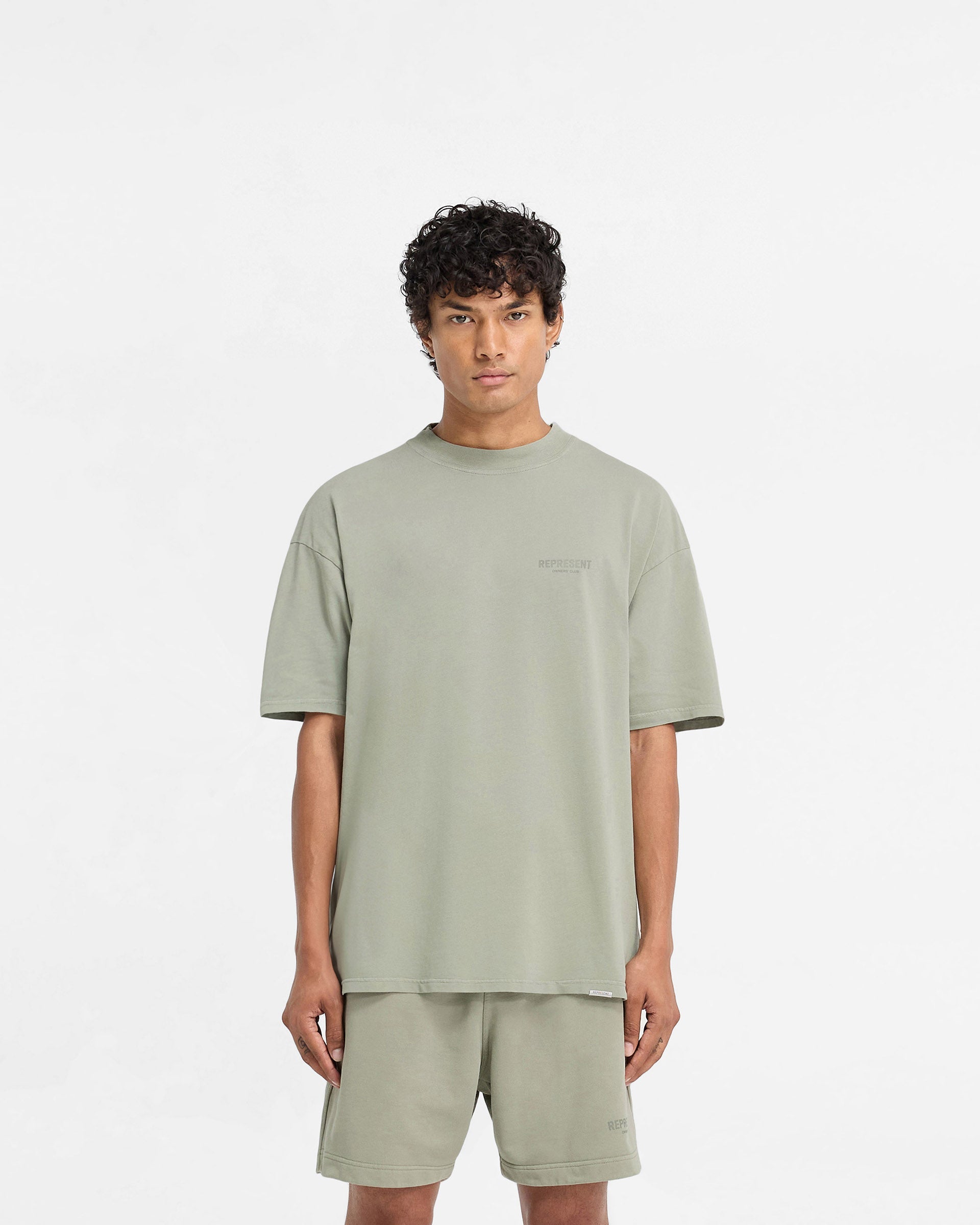 T-shirt Represent Owners Club - Vert pastel