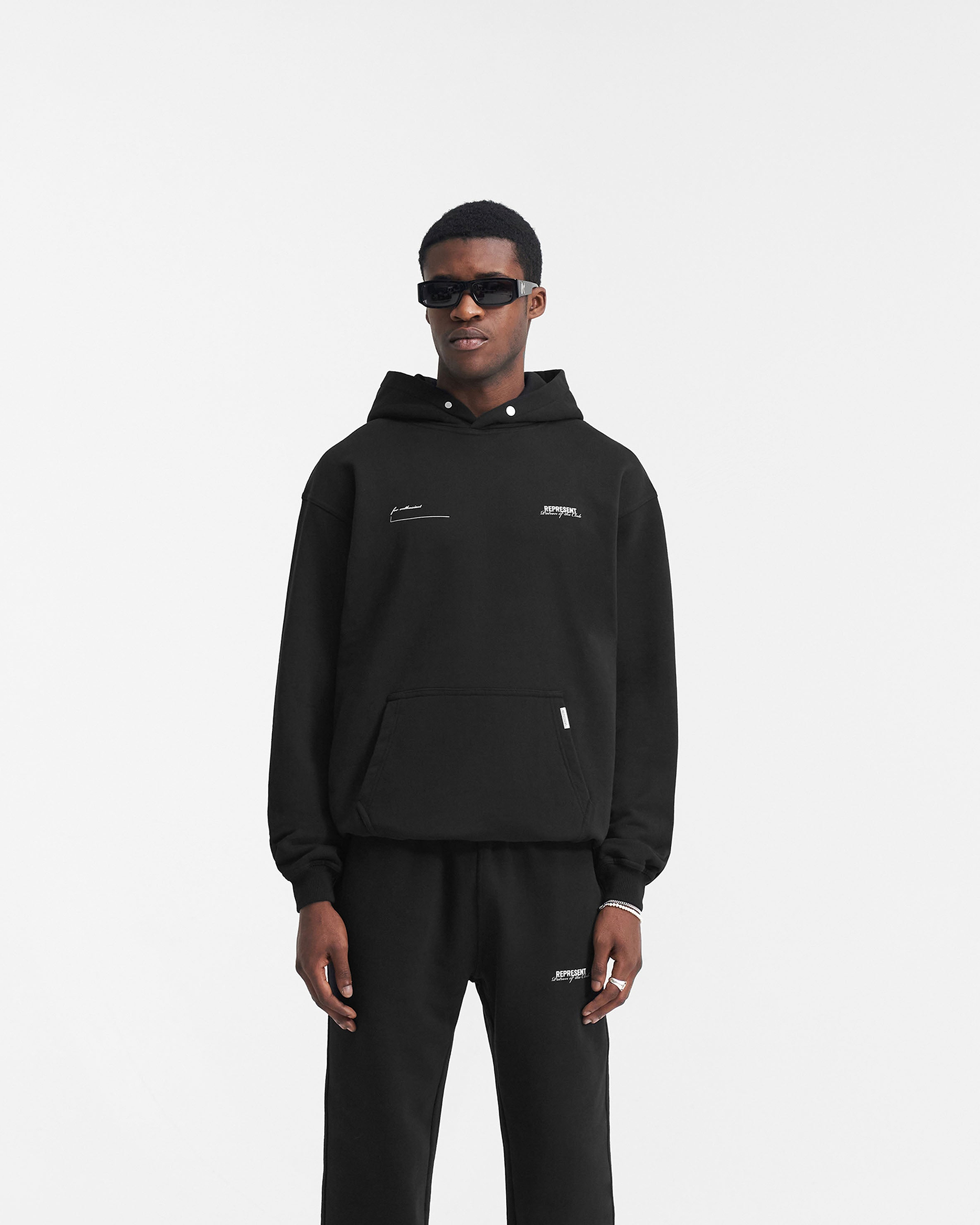 Kapuzenpullover „Patron of the Club“ - Schwarz