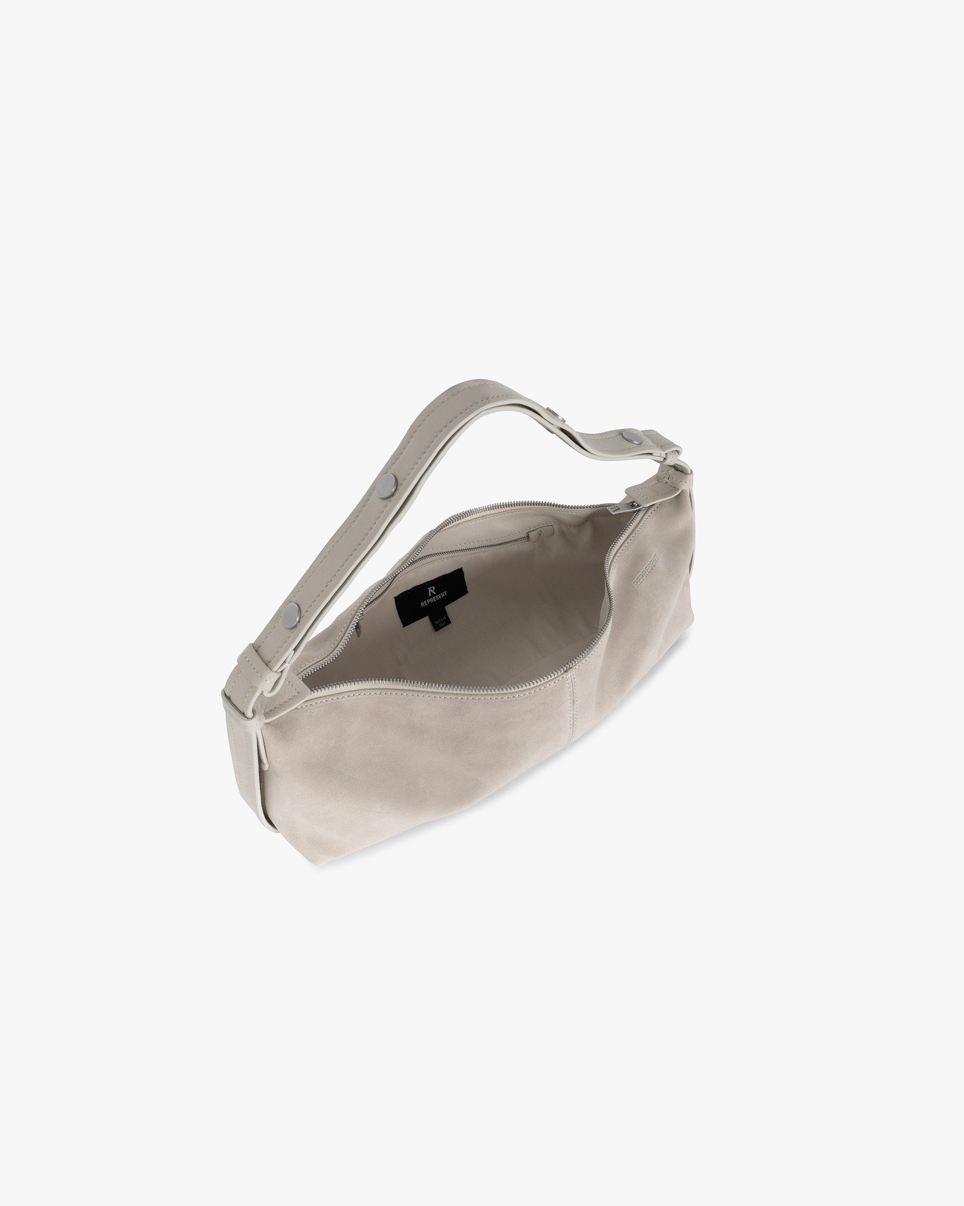 Snap Baguette Bag - Oatmeal