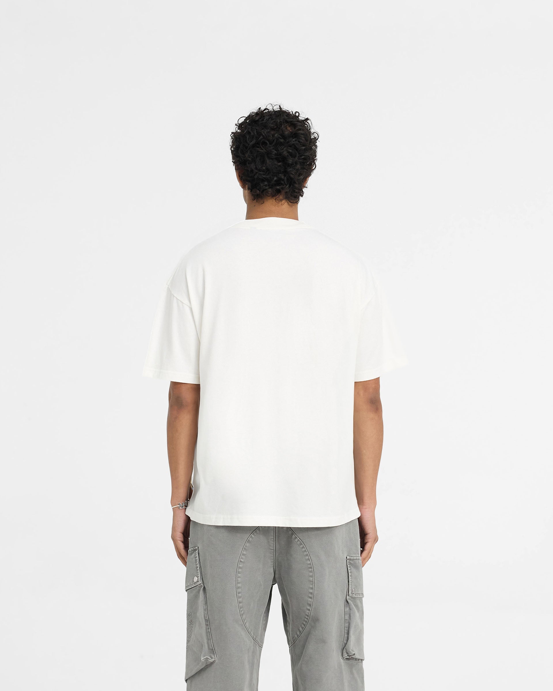 T-shirt Represent X Belstaff Patch - Blanc mat