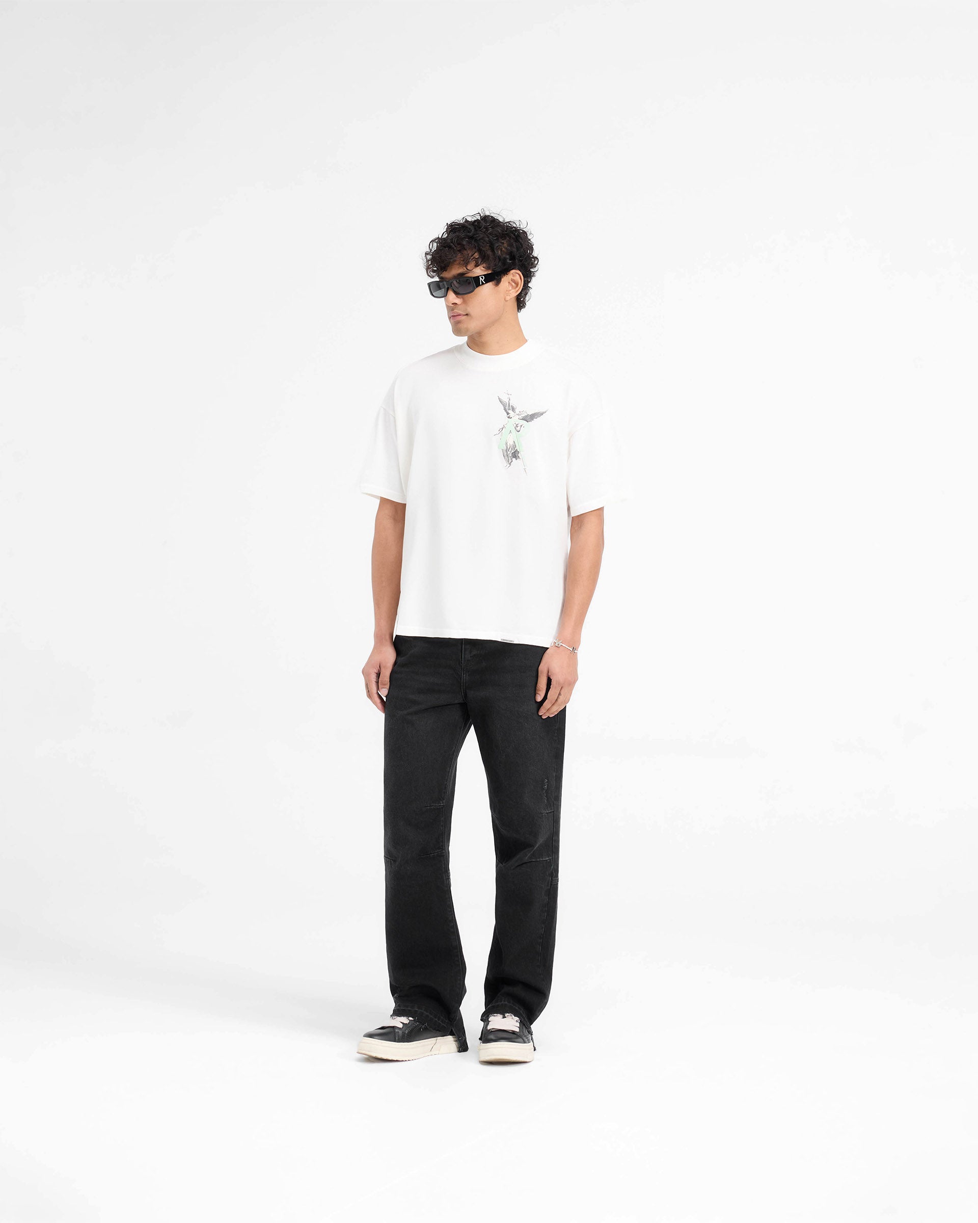 Archangel Initial T-Shirt - Salt