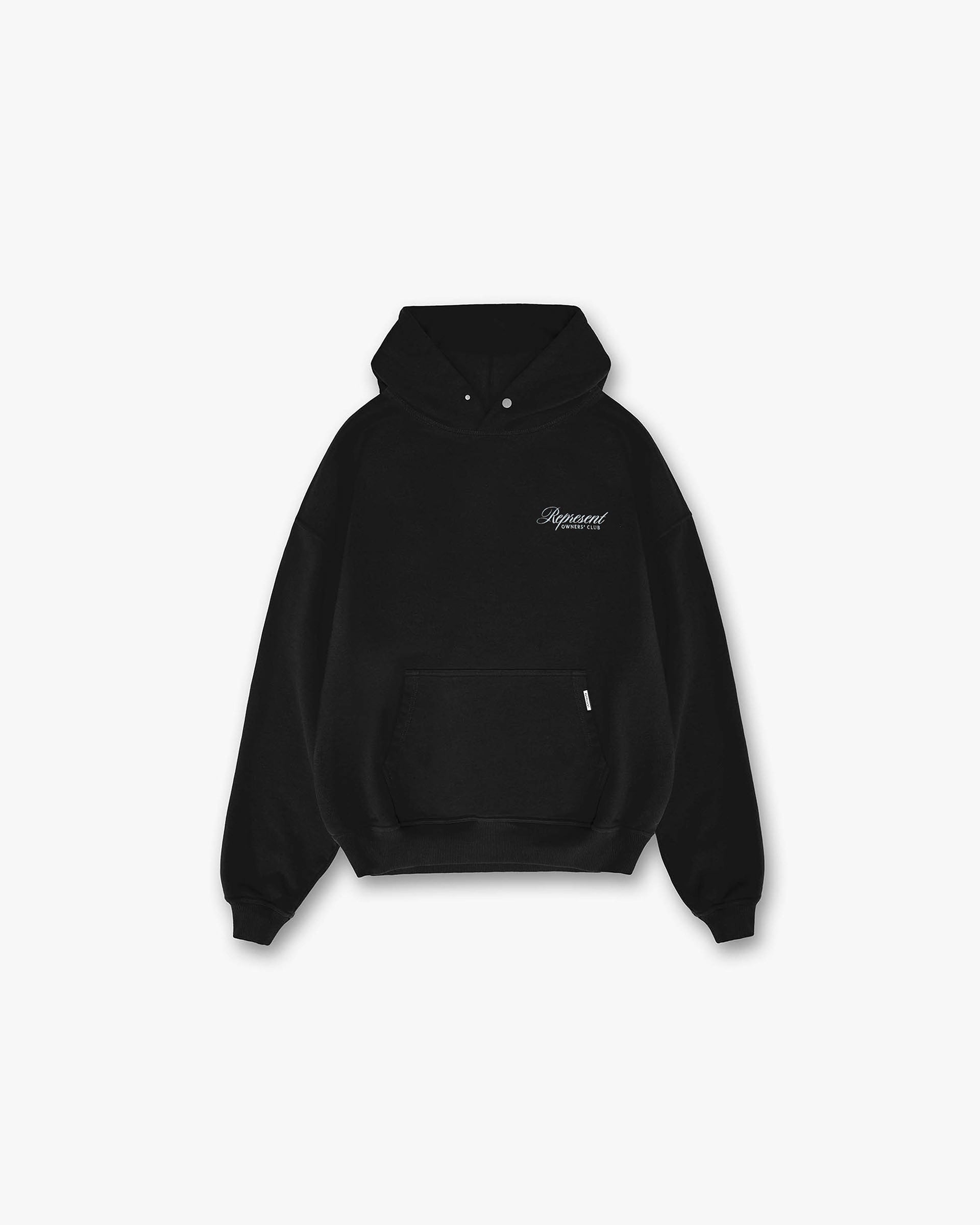 Represent Owners Club Kapuzenpullover mit Schriftzug - Schwarz
