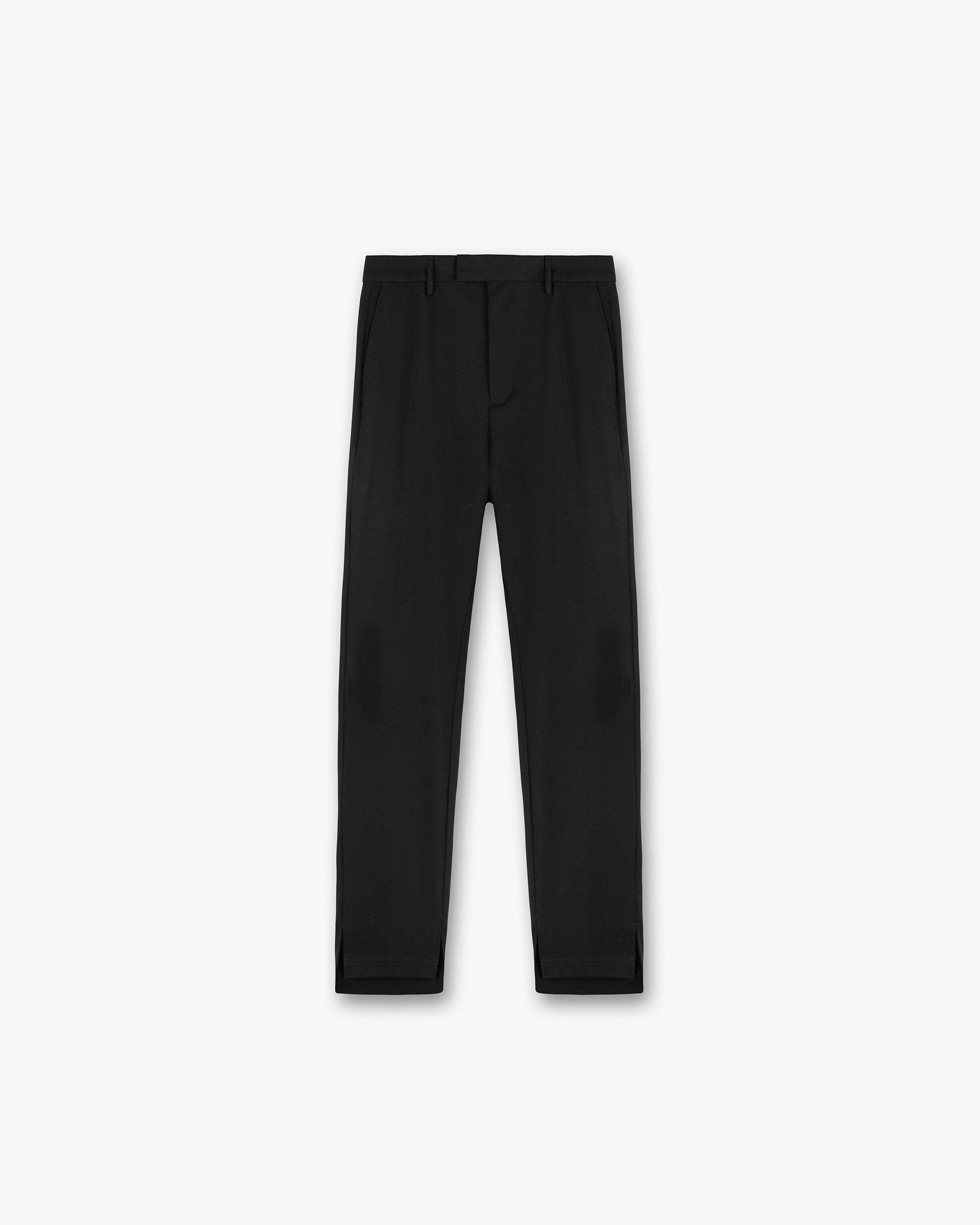 Hose mit abgestuftem Saum - Schwarz