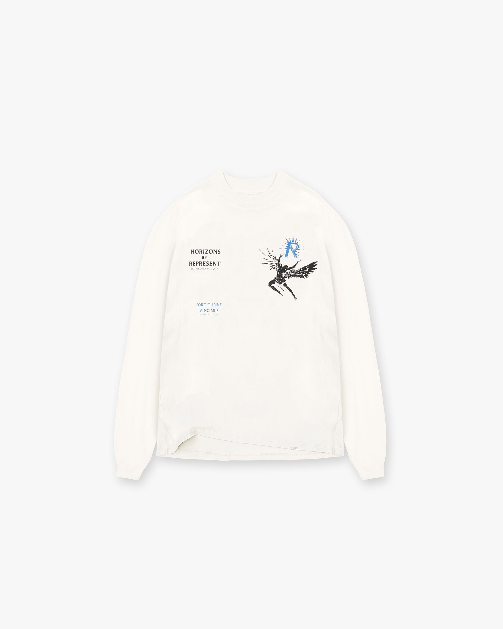 Icarus Langarm-T-Shirt - Flaches Weiß