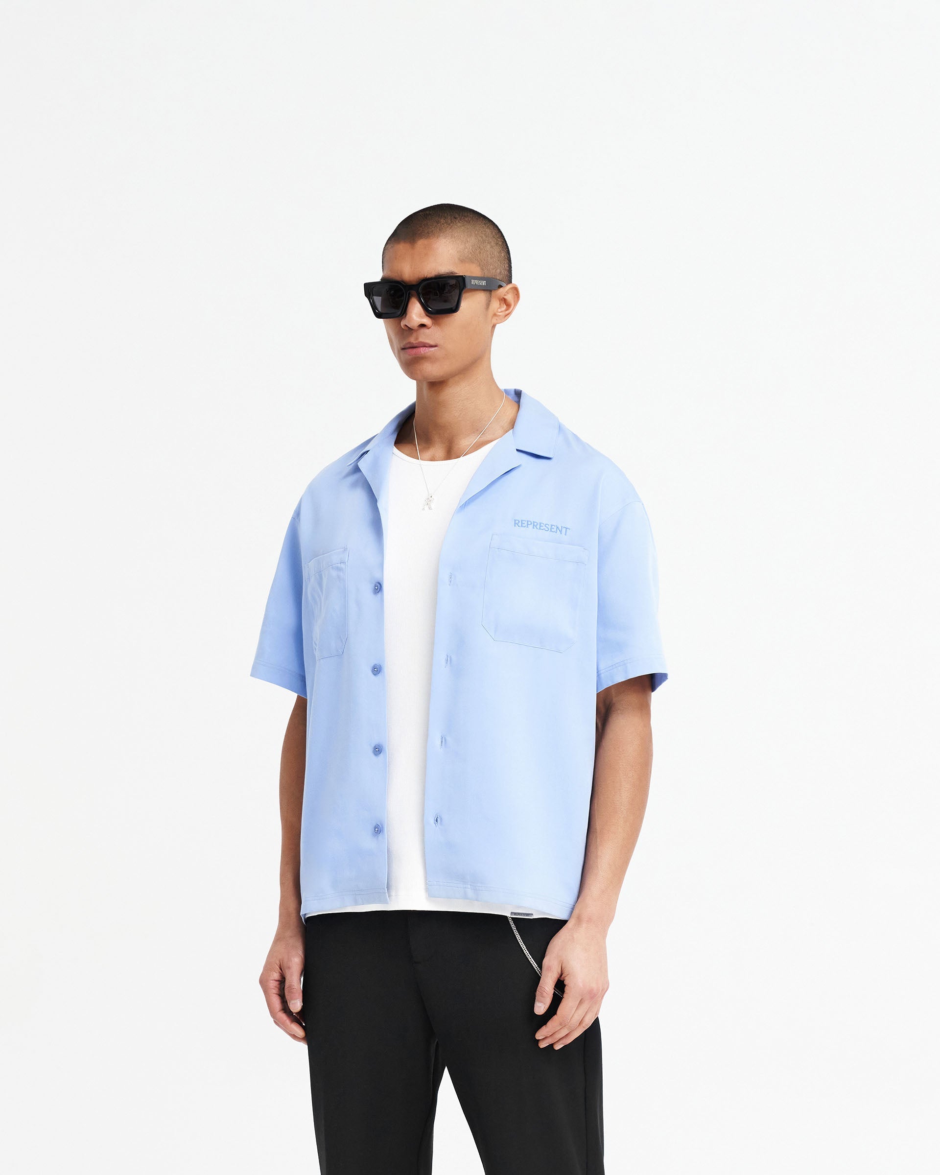 Chemise de bowling - Vista Blue