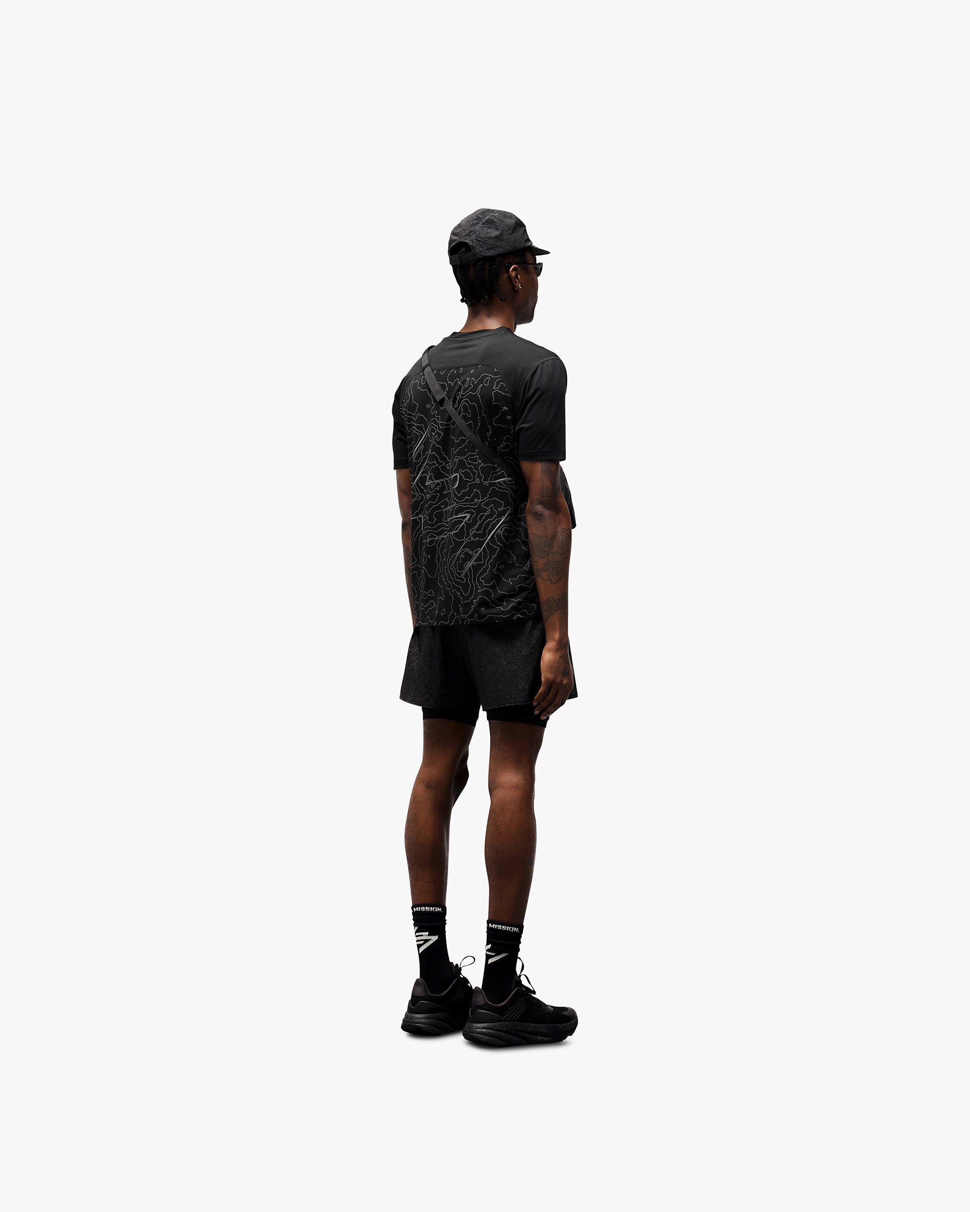 247 Contour Run T-Shirt - Black