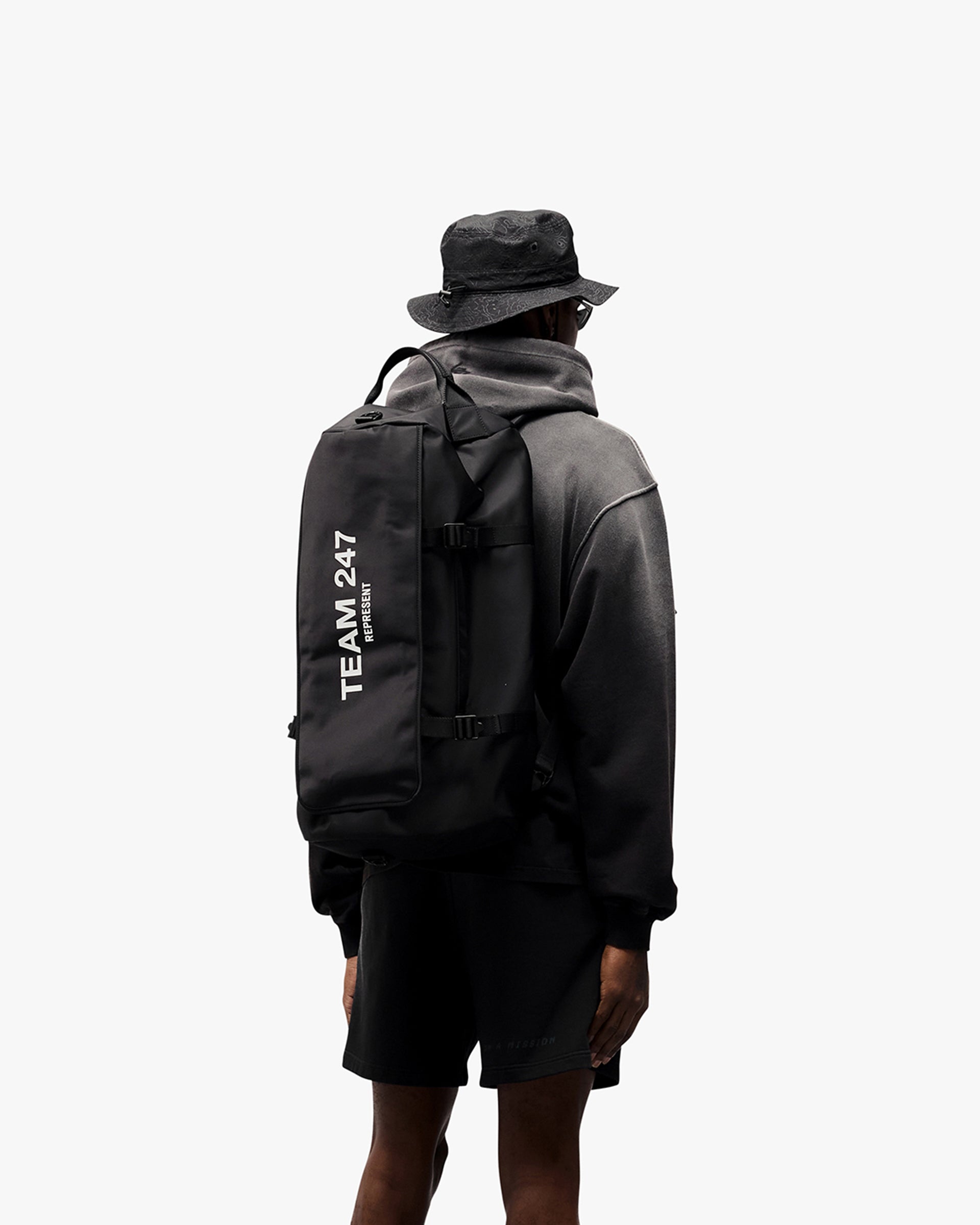 247 Motion Oversized Hoodie  - Black