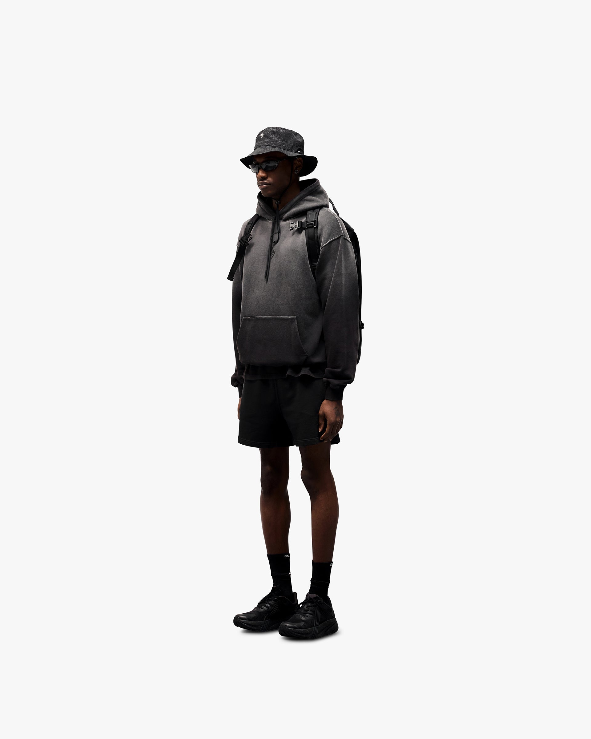 247 Motion Oversized Hoodie  - Black