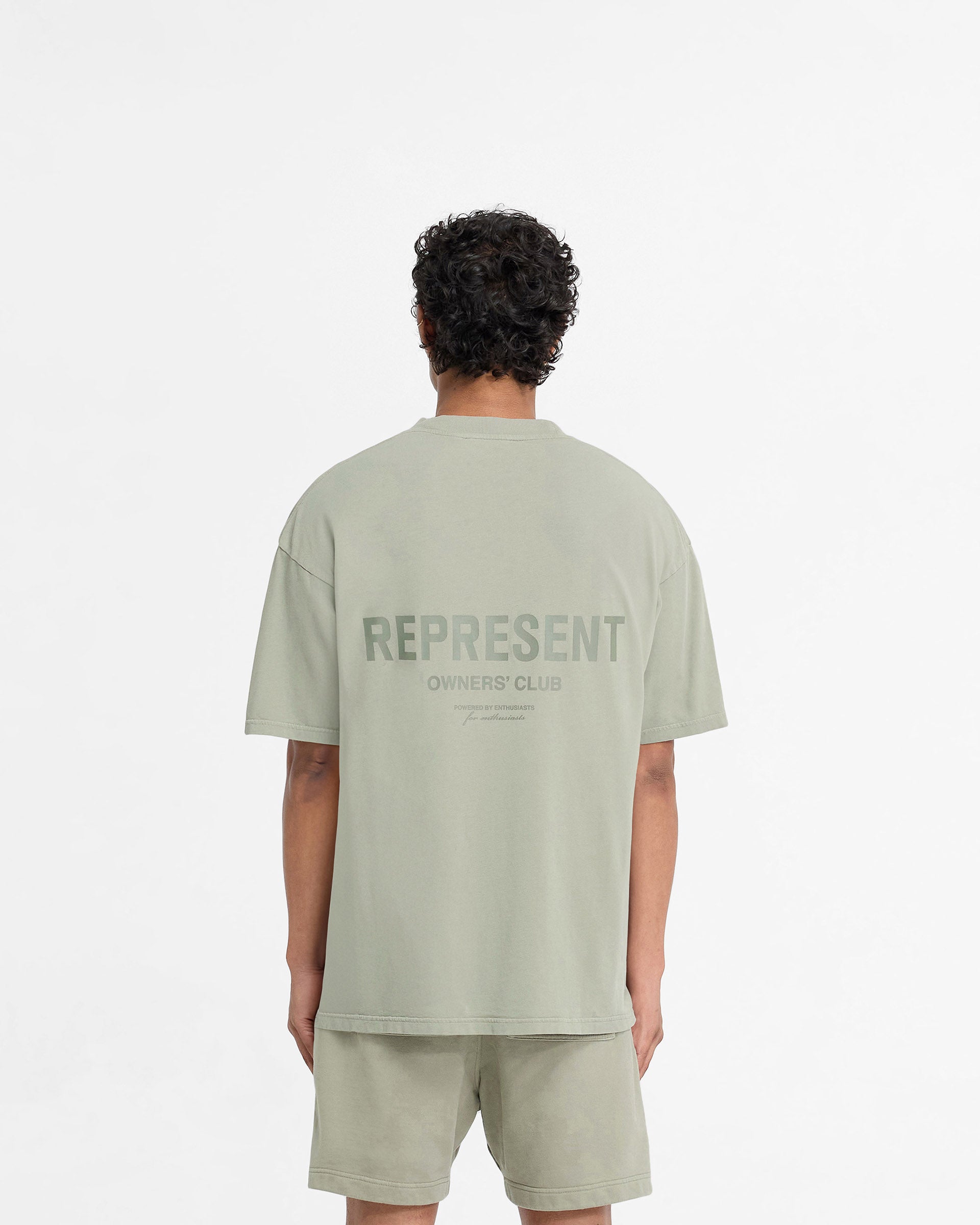 T-shirt Represent Owners Club - Vert pastel