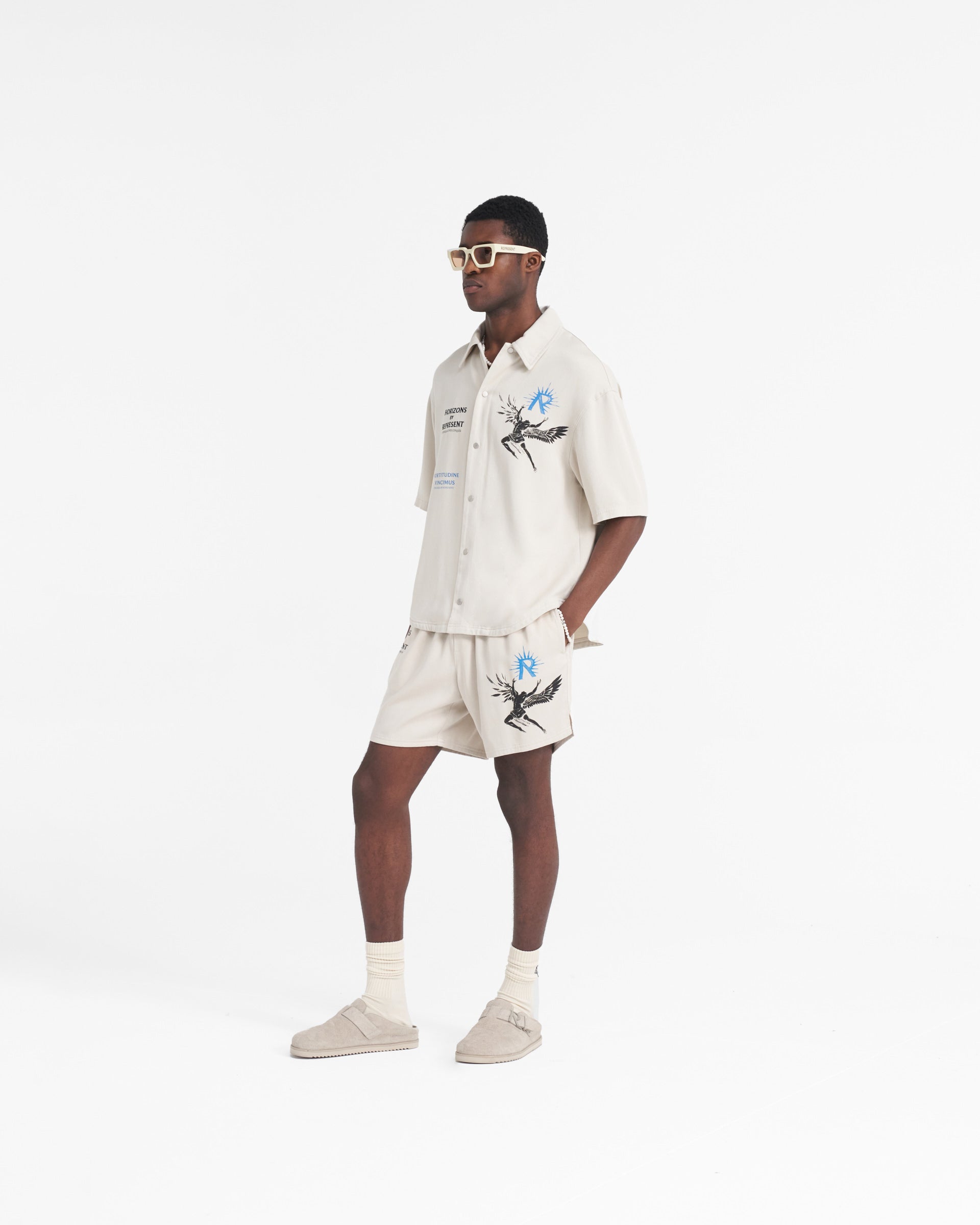 Icarus Kurzarmhemd - Off White