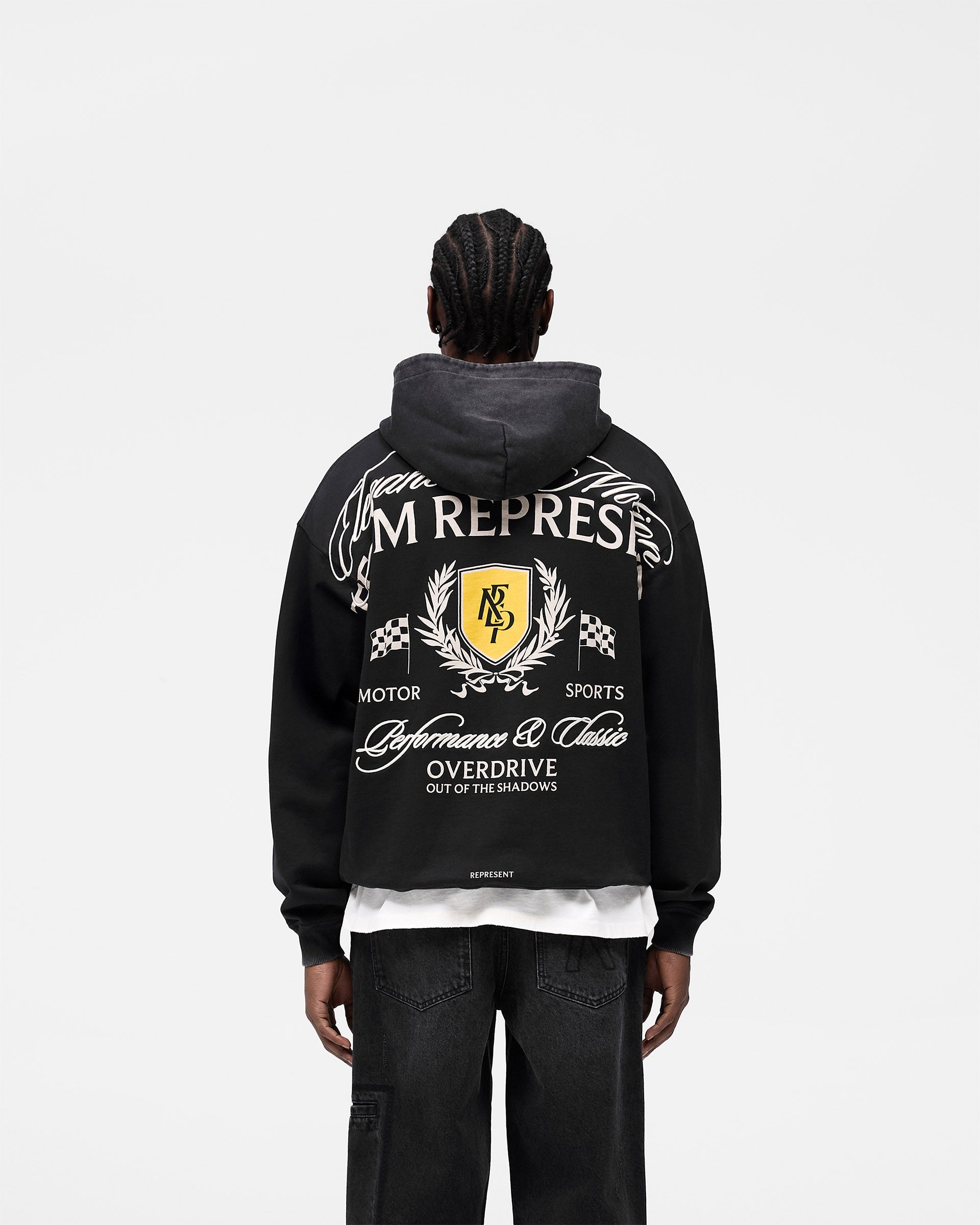 Crest Hoodie - Vintage Black
