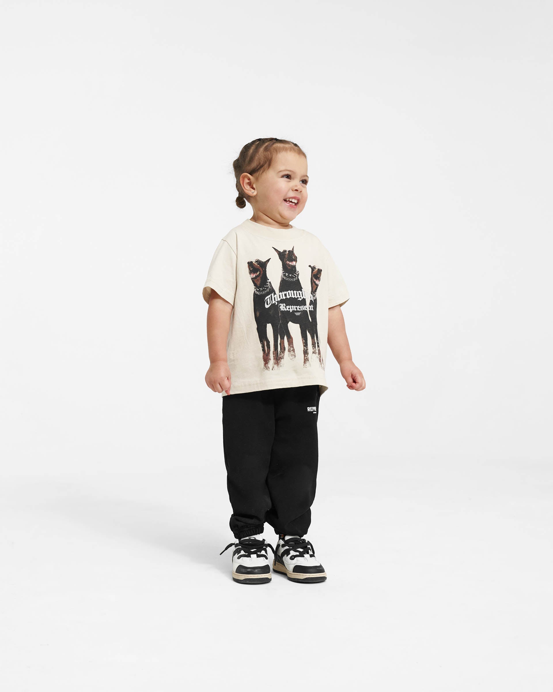 T-shirt mini pur-sang - Blanc vintage