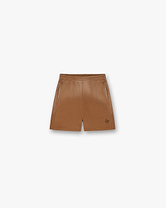 Front product image of mens rust shorts on a plain white background | 247 Motion Shorts in Rust | Lightweight shorts with relaxed fit | 247 Shorts | Represent Clo