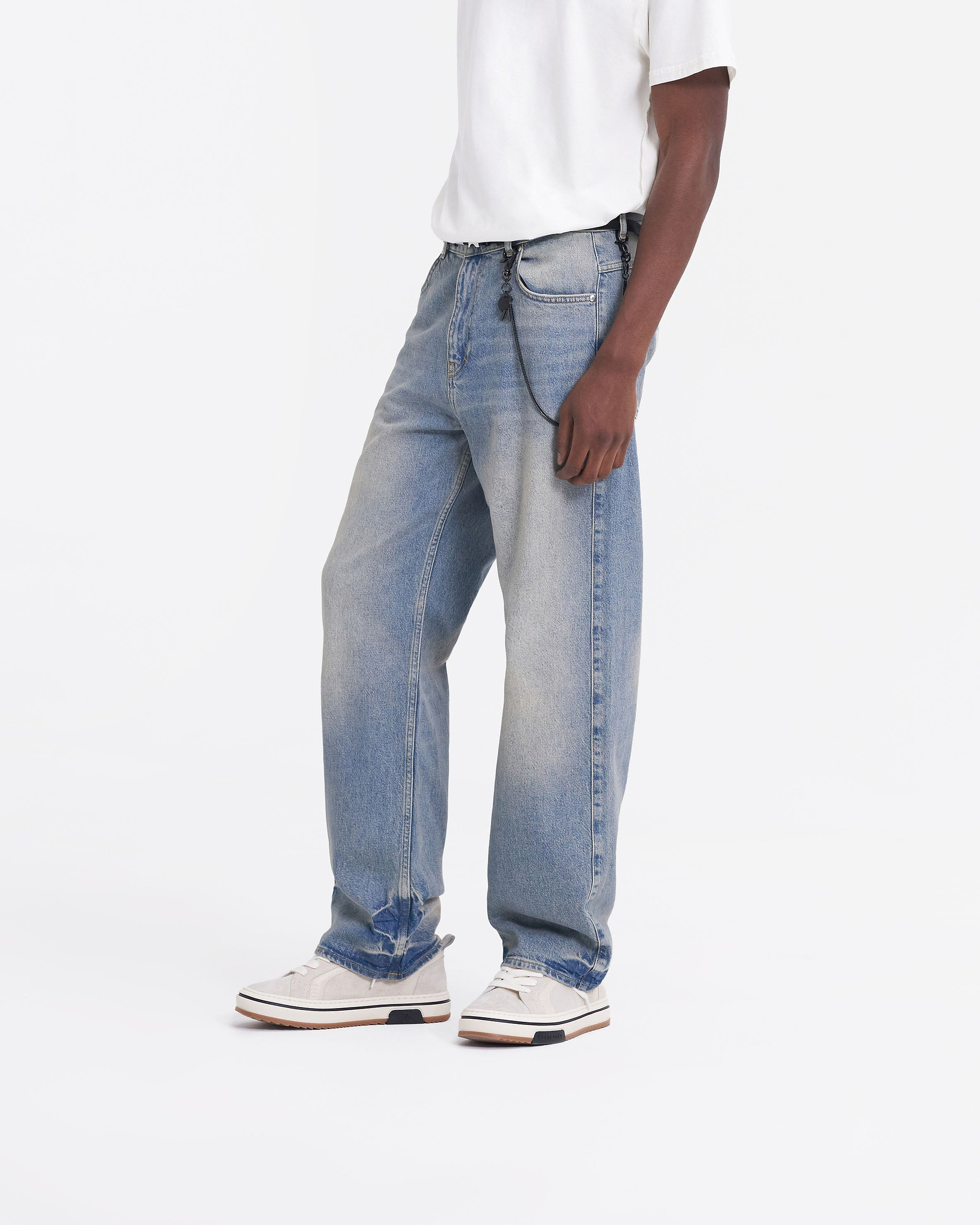 R3 Baggy-Jeans - Blau