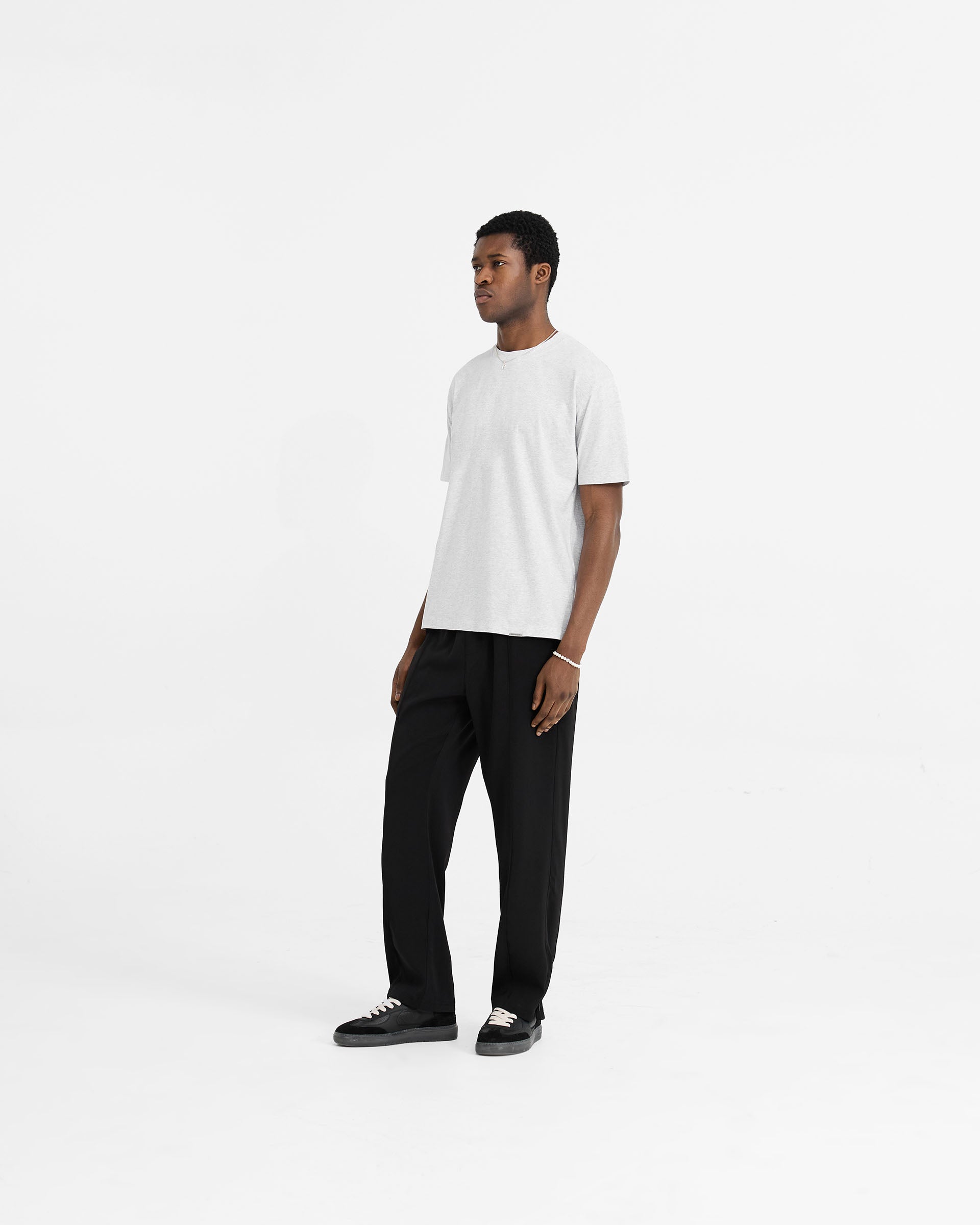 T-shirt Initial - Gris Glacier Chiné