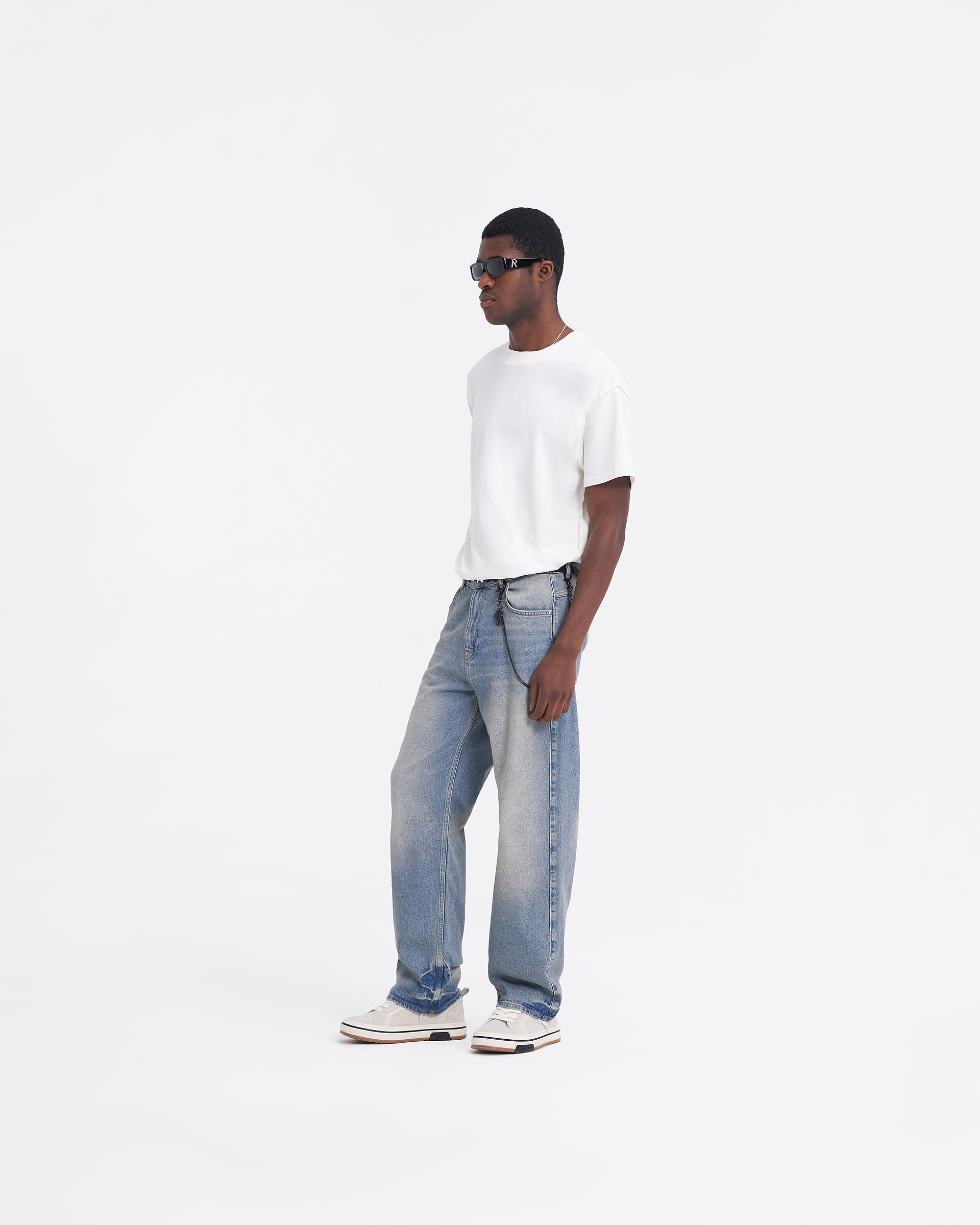 R3 Baggy-Jeans - Blau